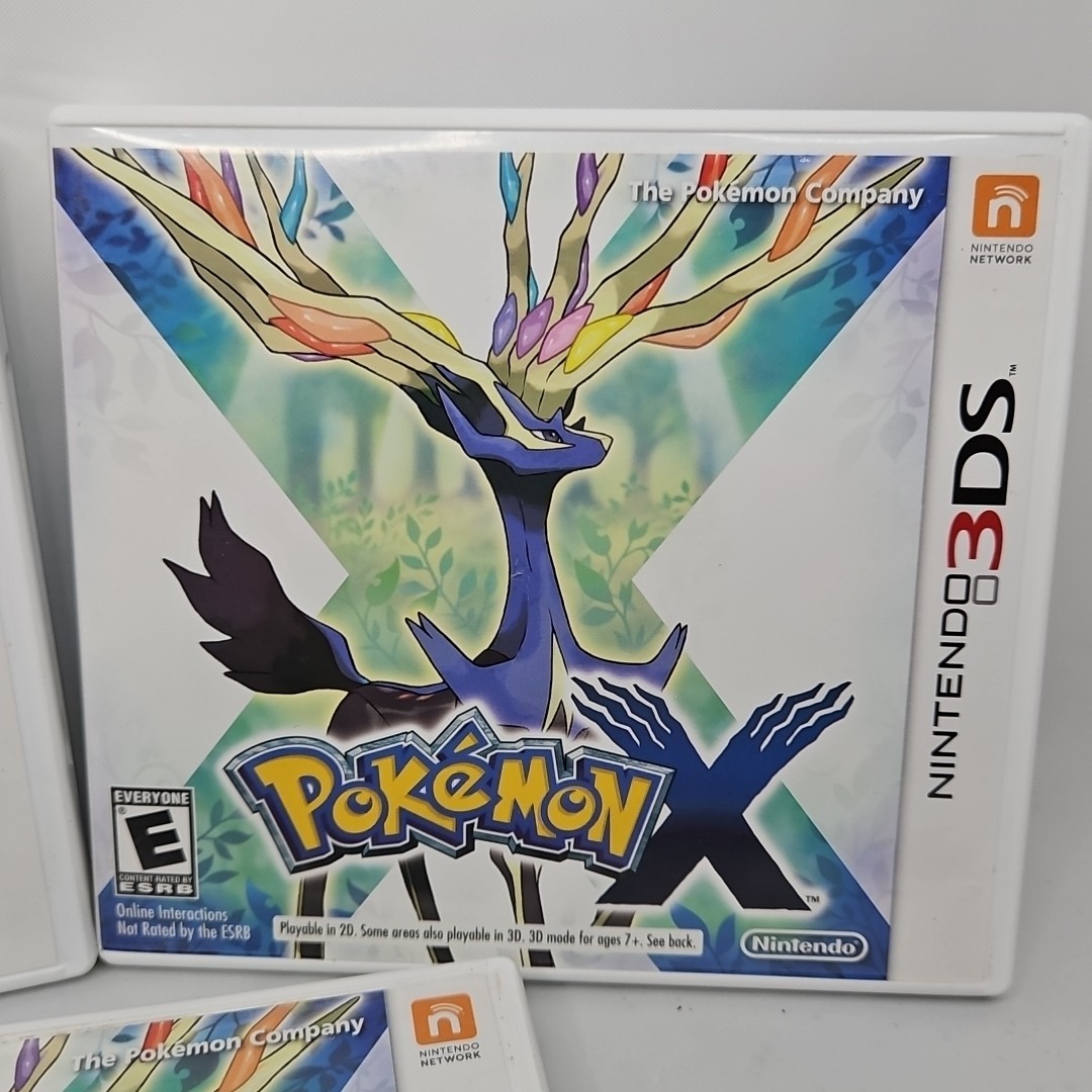 Pokémon X – Nintendo 3DS 3x Empty Cases No Games
