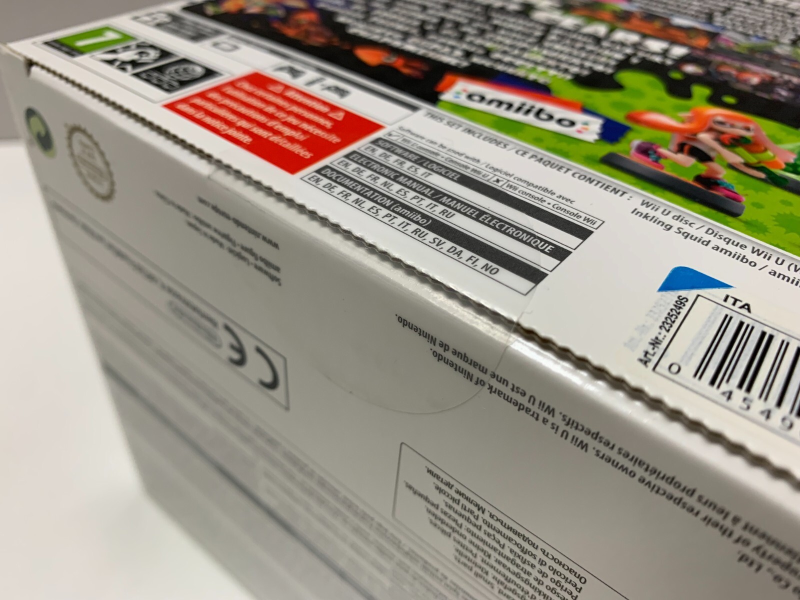 SPLATOON LIMITED EDITION + AMIIBO NINTENDO WIIU WII U – NEW PAL VERSION NEW