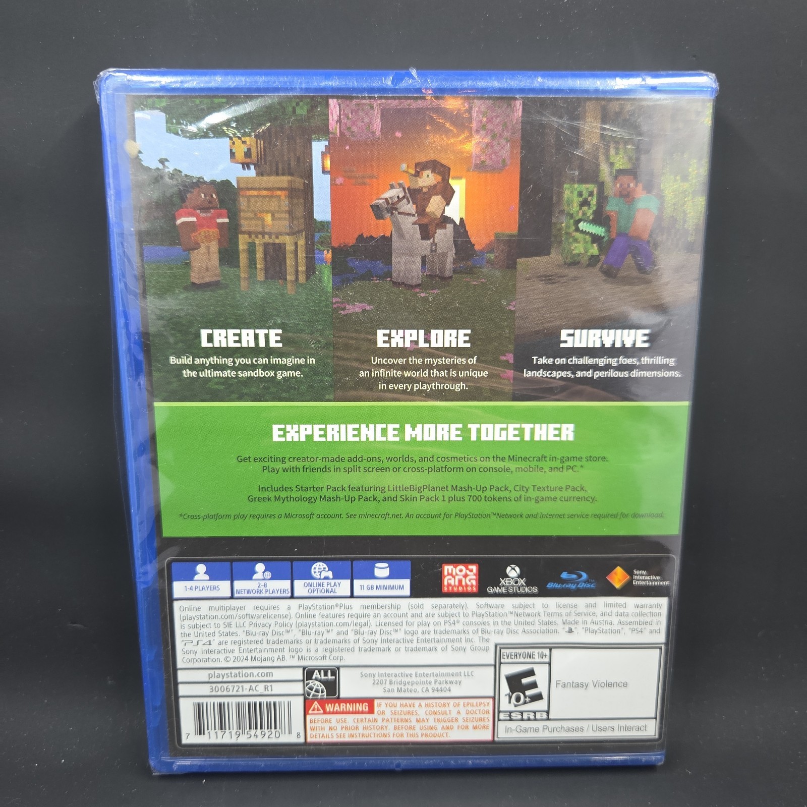 Minecraft PS5 PlayStation 5 Game Brand New Factory Sealed