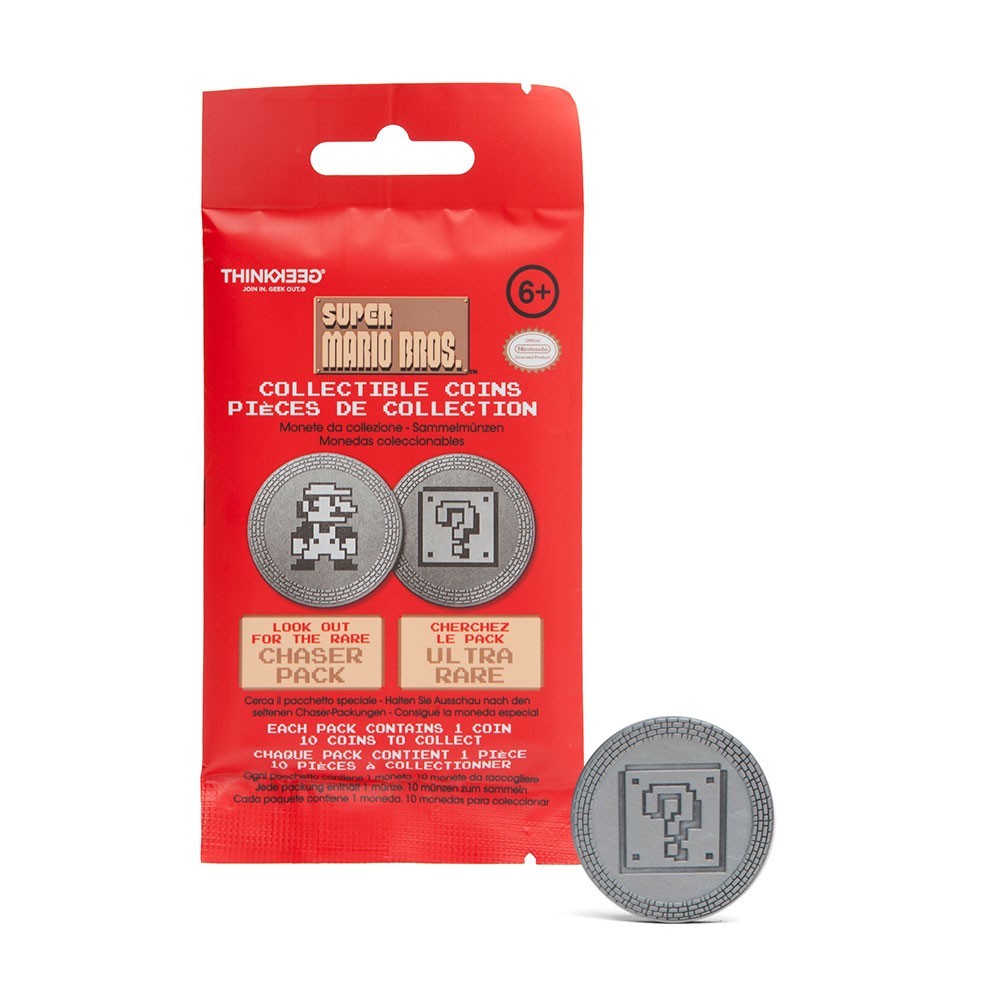 Nintendo Super Mario Bros Collectible Metal Coins Toad Mario Peach & More U PICK