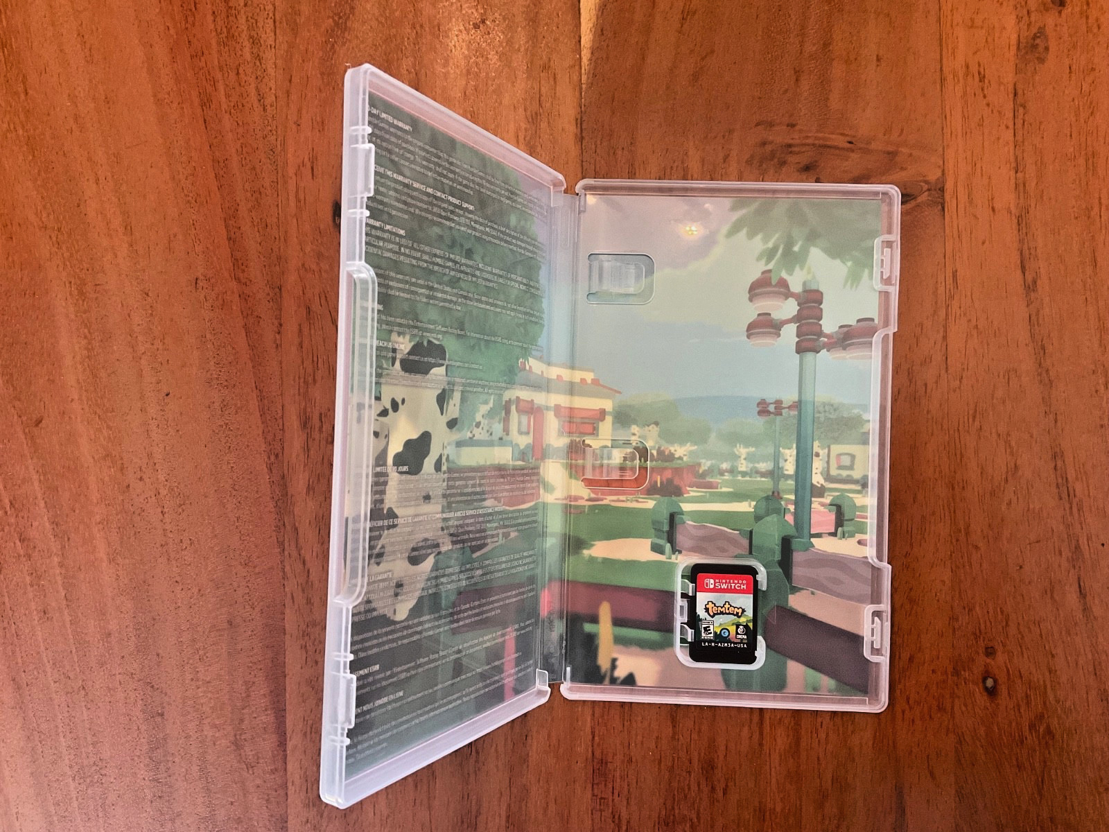 Temtem Nintendo Switch Case and Cartridge