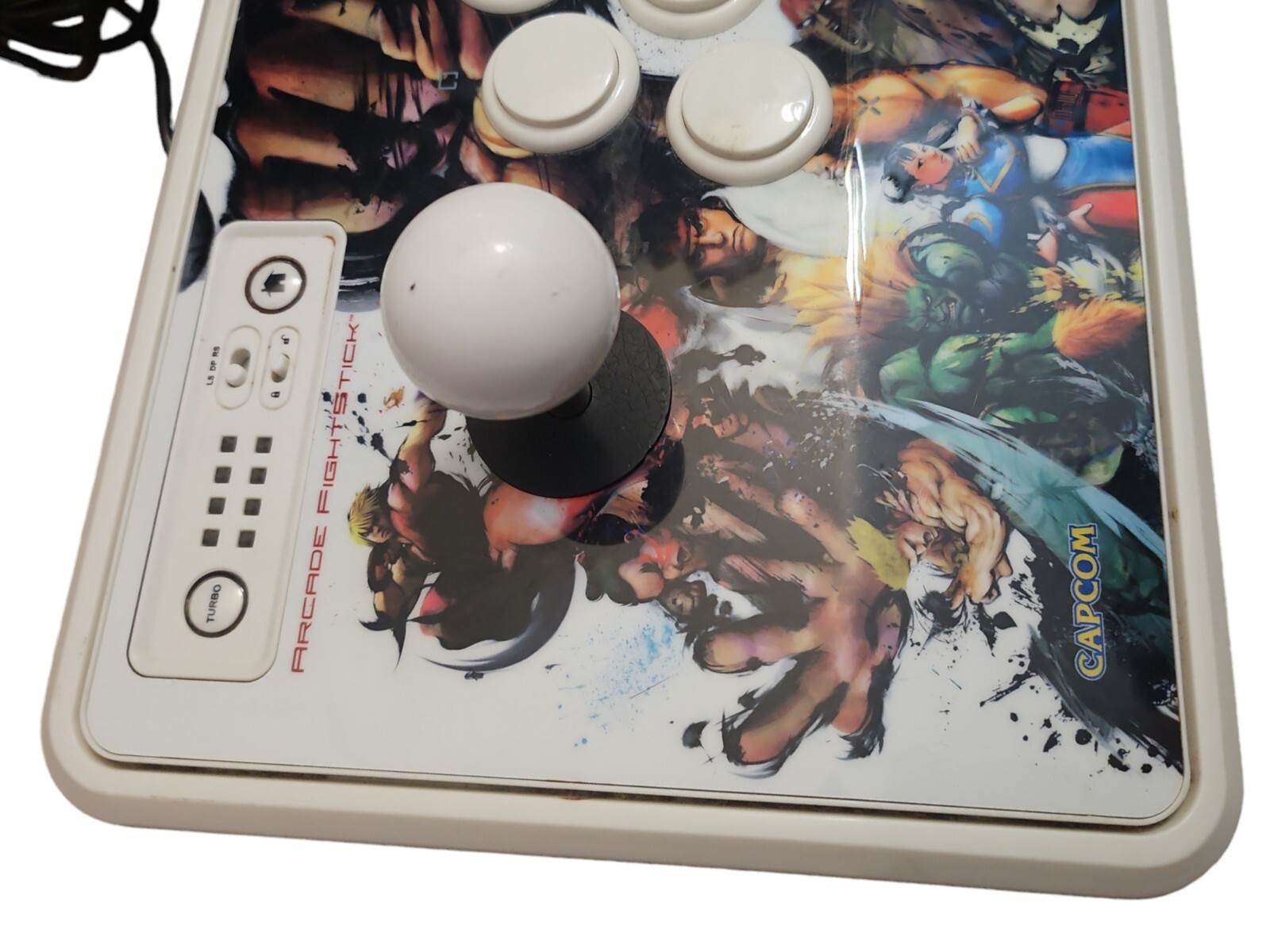 Street Fighter IV Arcade Fight Stick Mad Catz XBOX 360 Capcom TESTED Fightstick