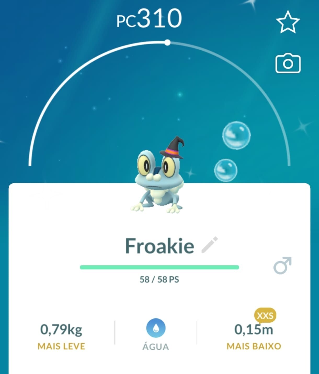 Shiny Froakie XXS (Halloween Costume) Pokemon Go – T- 20k or 1M Stardust