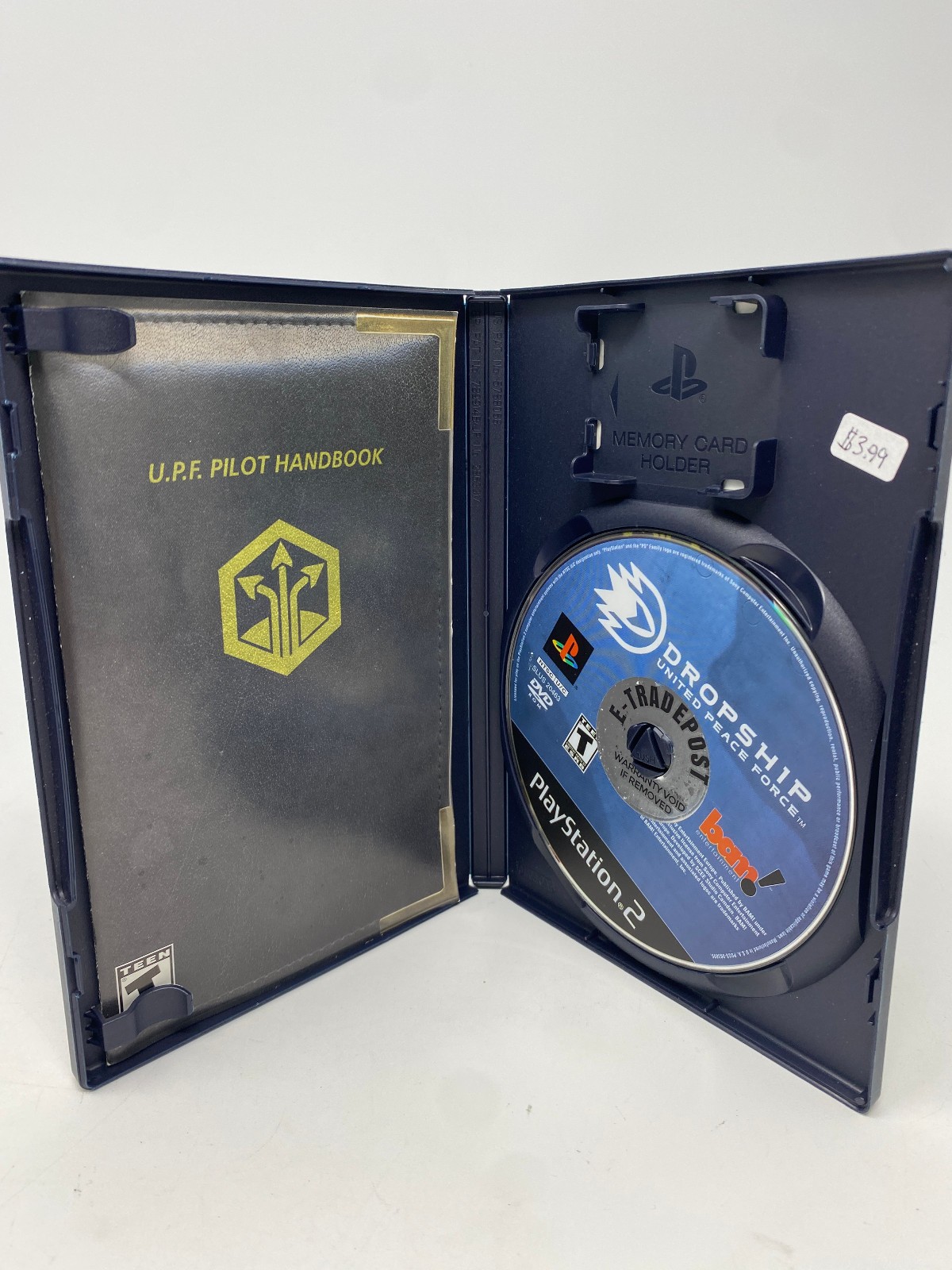 Dropship United Peace Force PS2 (Sony PlayStation 2, 2002) CIB w/ Manual TESTED