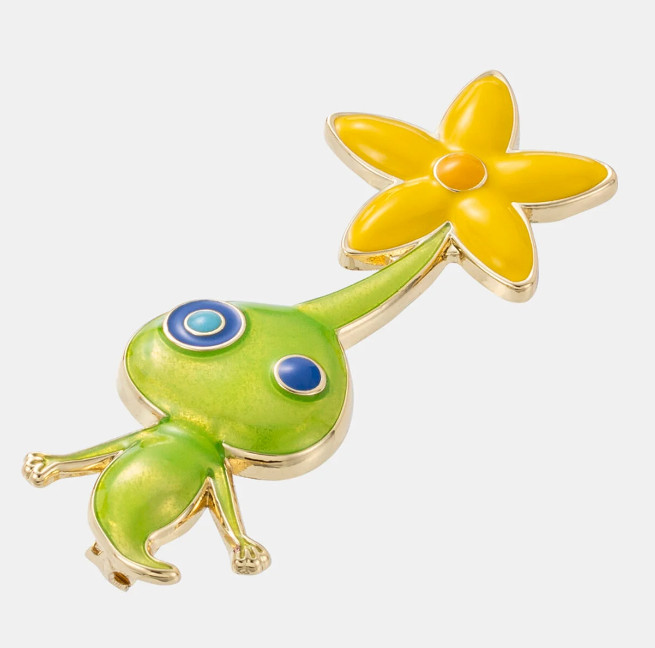 PIKMIN Pin Badge HIKARI Glow Pikmin & Ice Pikmin Set of 2 Nintendo Tokyo Limited
