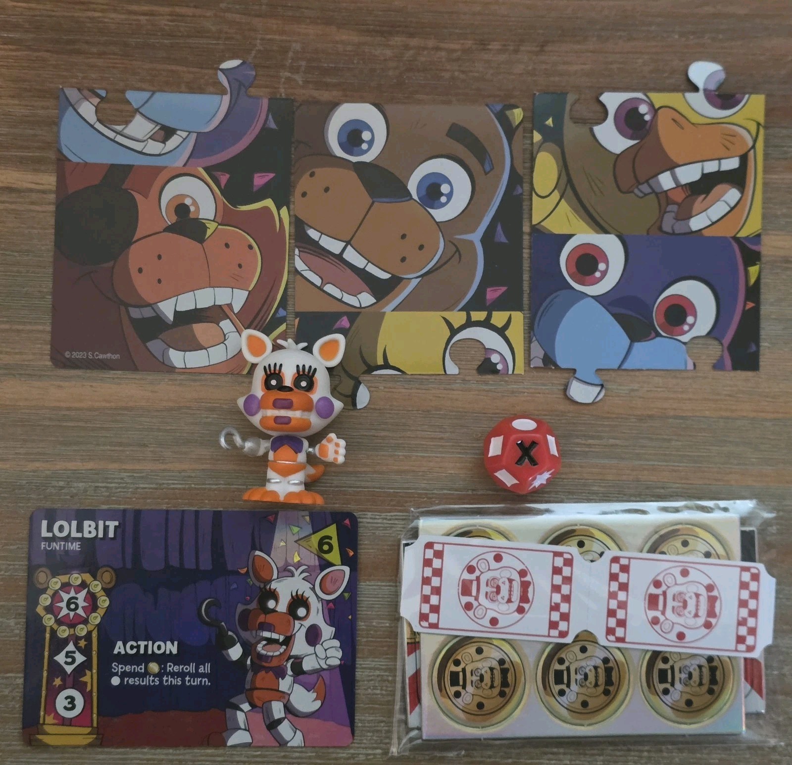 Funko FNAF Five Nights at Freddy’s Fightline LOLBIT Mini Figure + Accessories