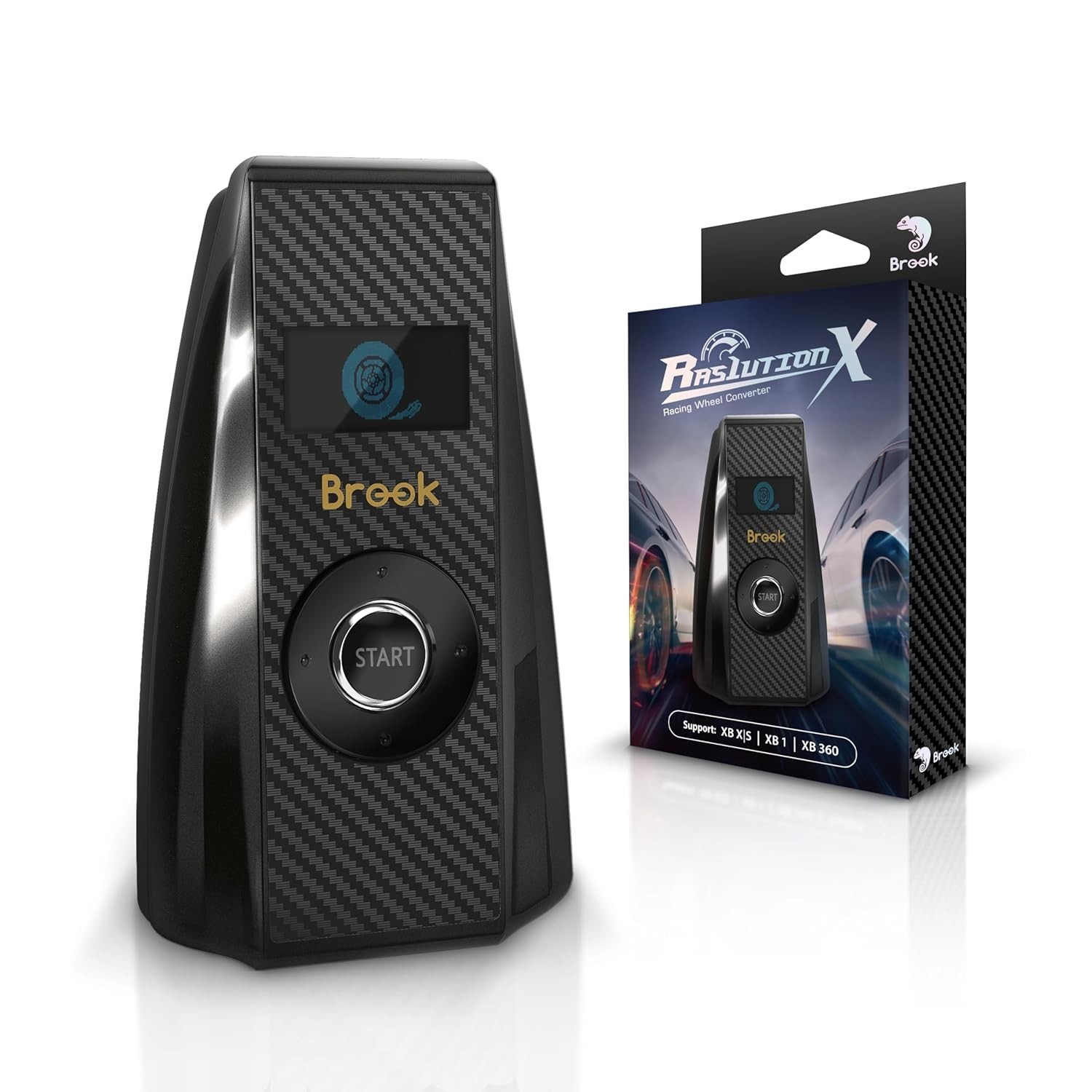 Brook Ras1ution X: Xbox Racing Wheel Converter, Adapter for Series X|S, One 360