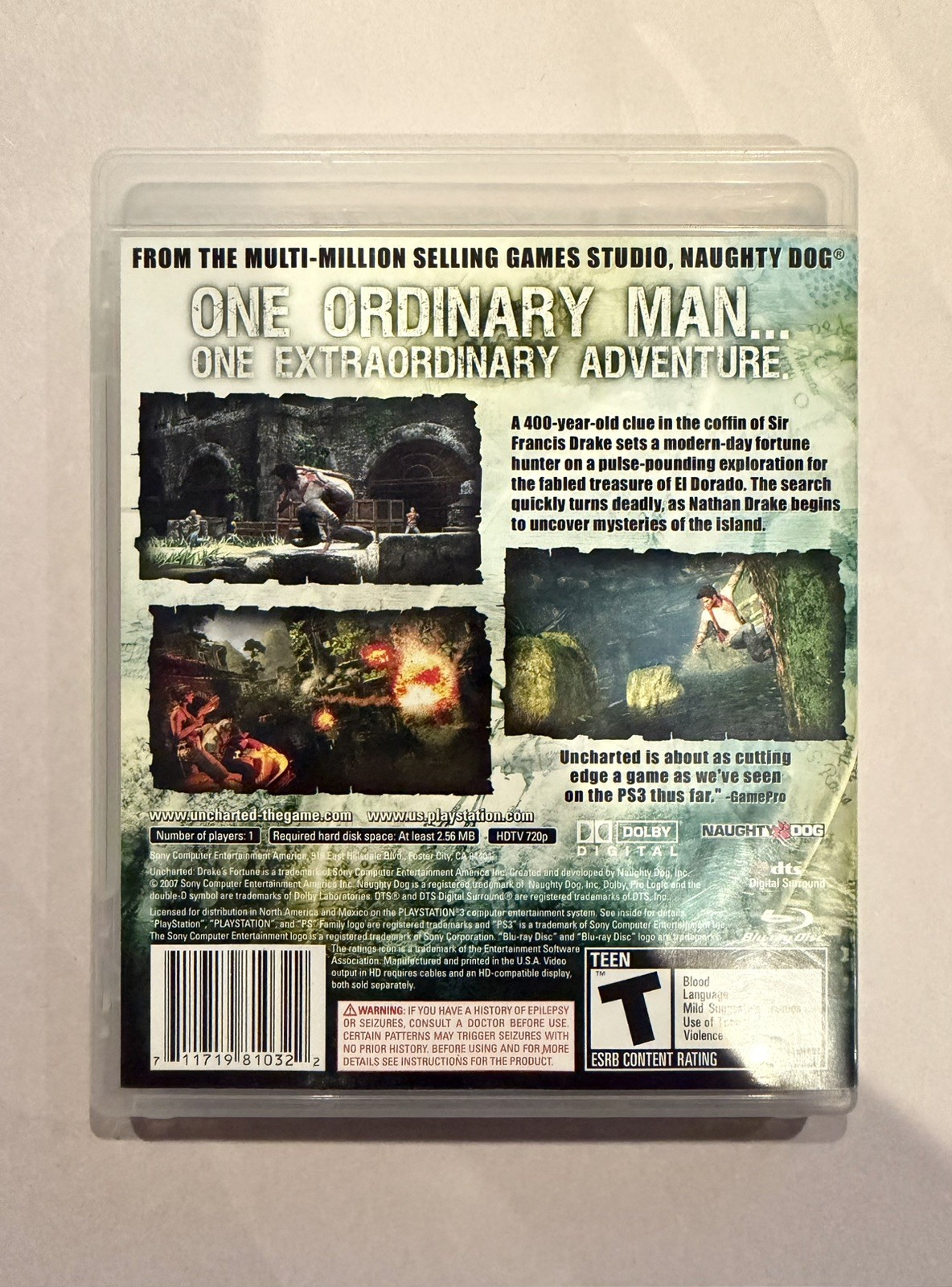 Uncharted Collection BUNDLE; All CIB (Sony PlayStation 3 & 4)