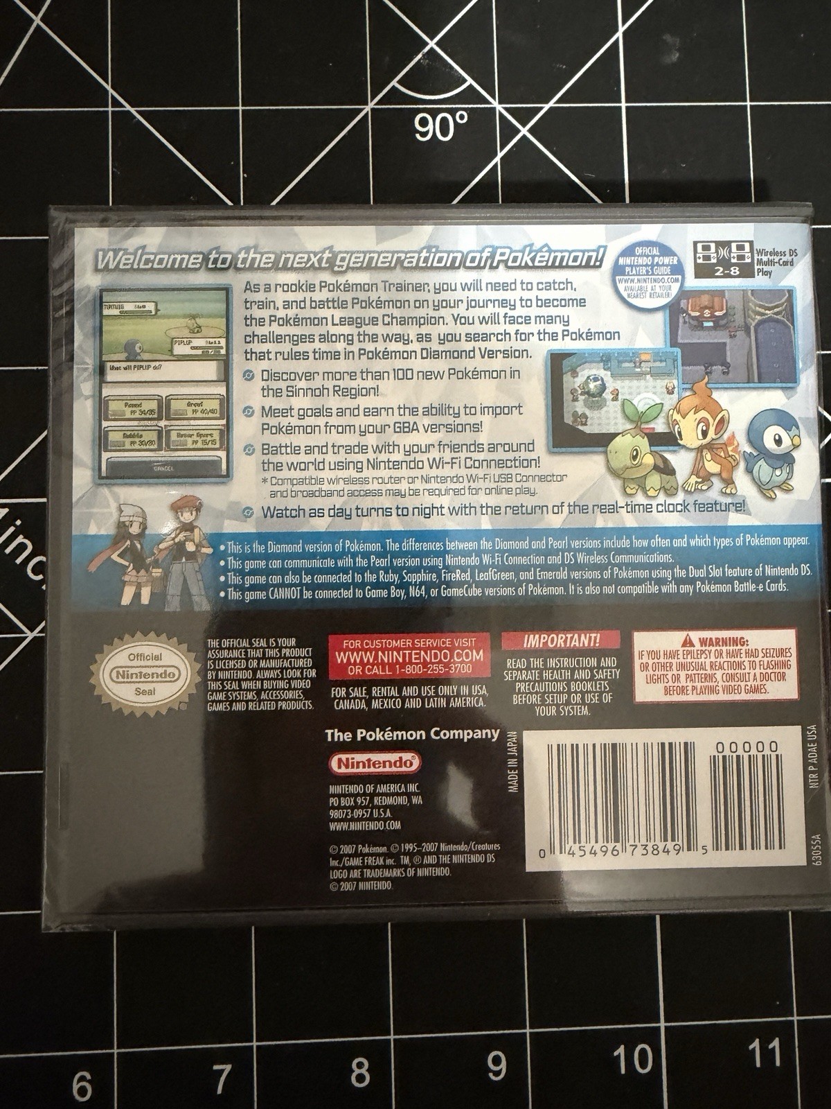 Pokémon Diamond Version DS Factory Sealed New US Version pokemon