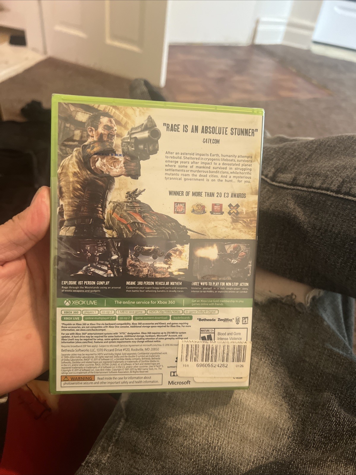 Microsoft Xbox 360 Rage 2011 Edition Brand New And Sealed