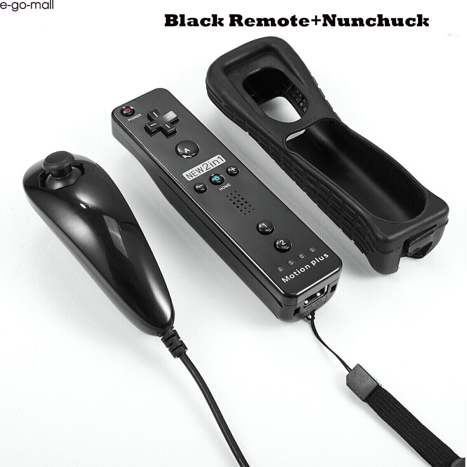 Built-in Motion Plus Wii Remote & Nunchuck Controller for Wii Wii U Console