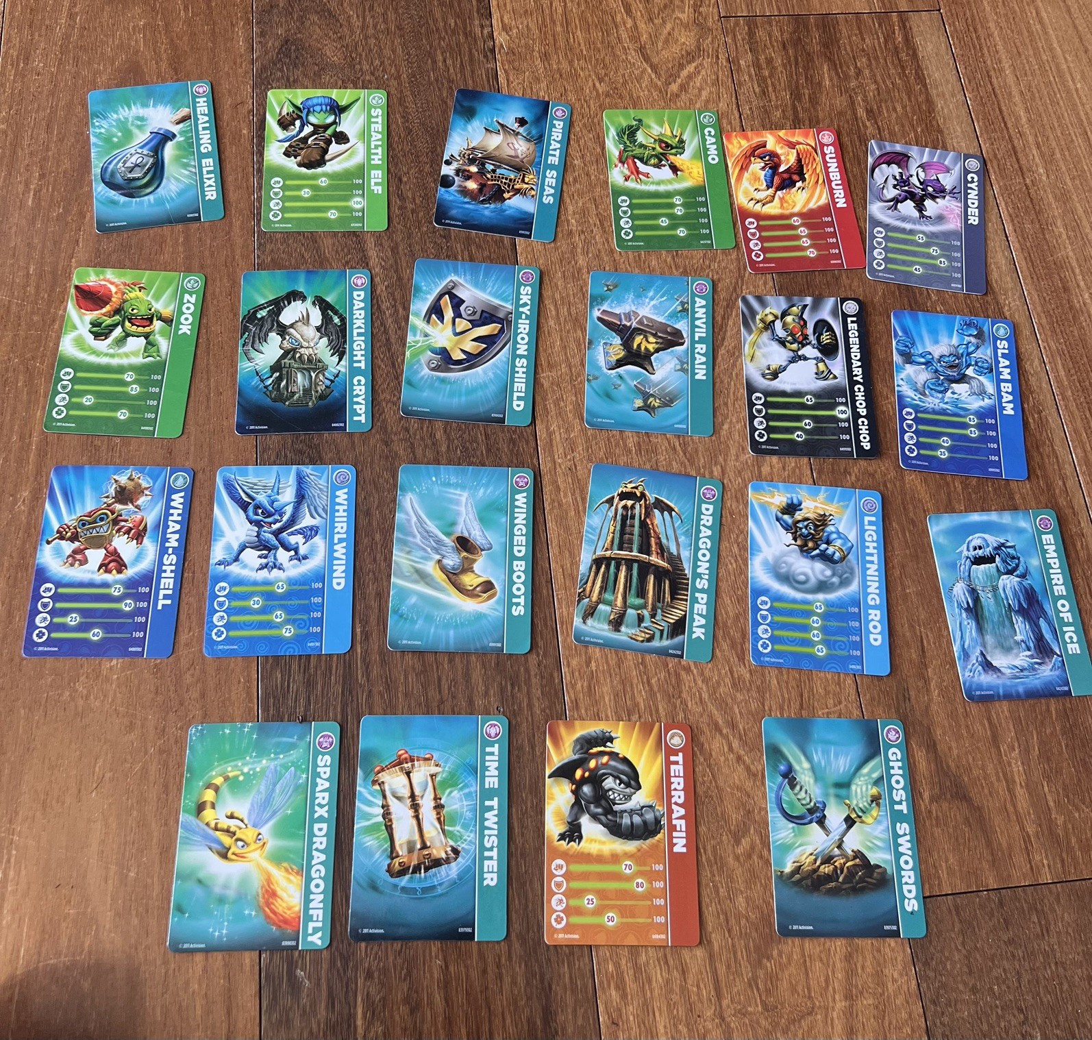 Skylanders Huge Lot Of Collectible Cards 2011-2014 Activision – Ships Fast