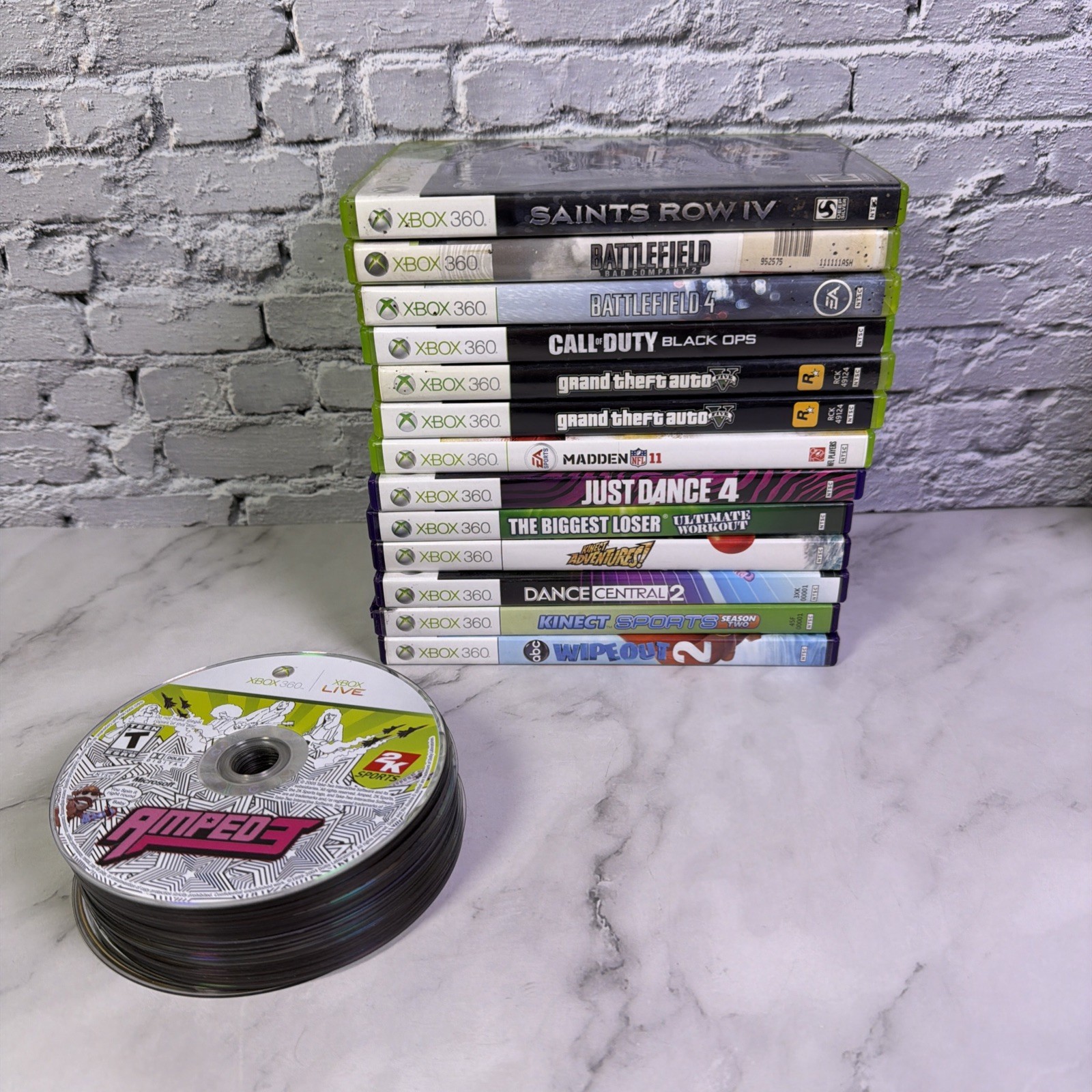 Lot Of 40 Xbox 360 Video Games Assorted – Untested – Read Description