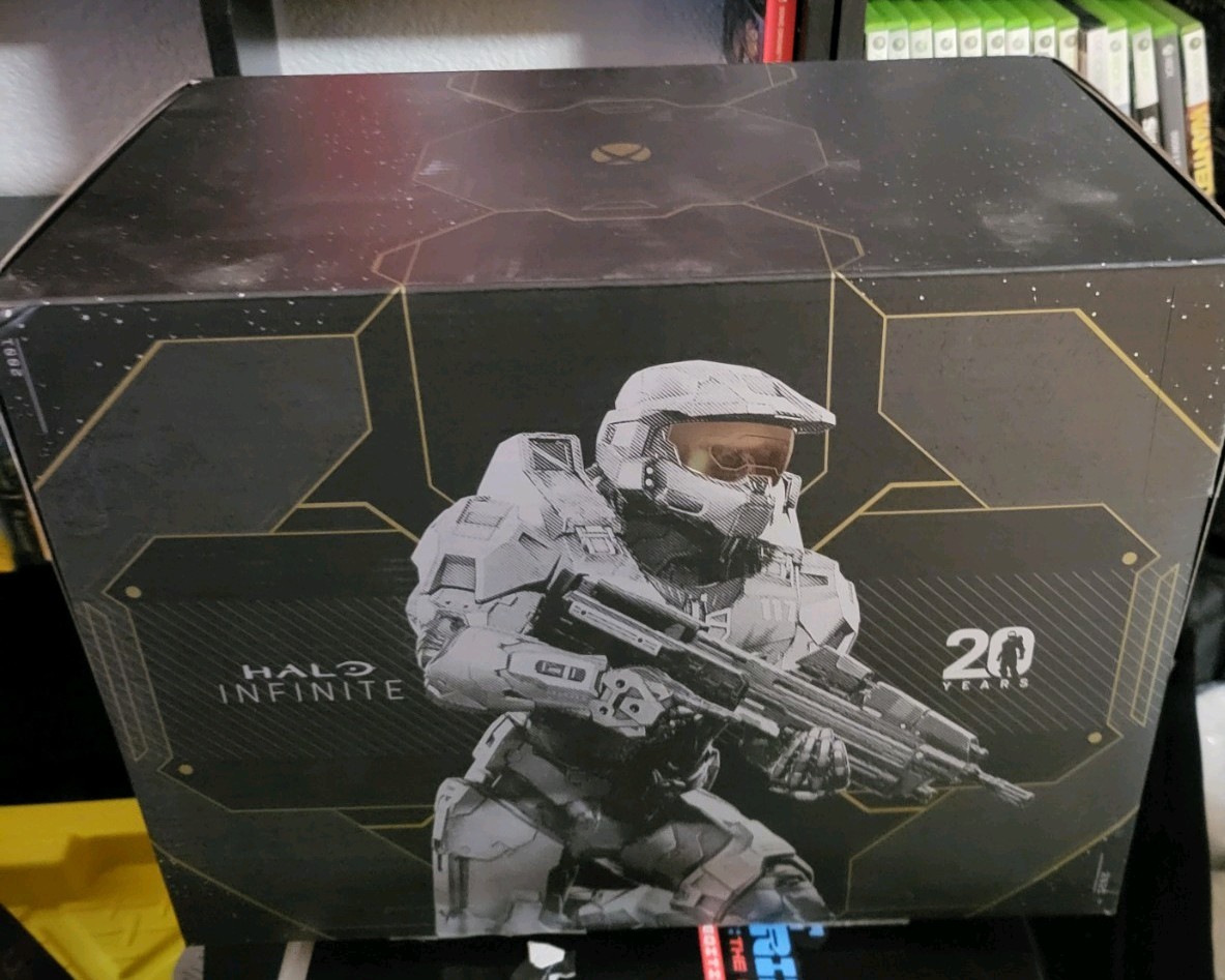 Xbox Series X Halo Infinite Limited Edition Console Box w Styrofoam inserts Only