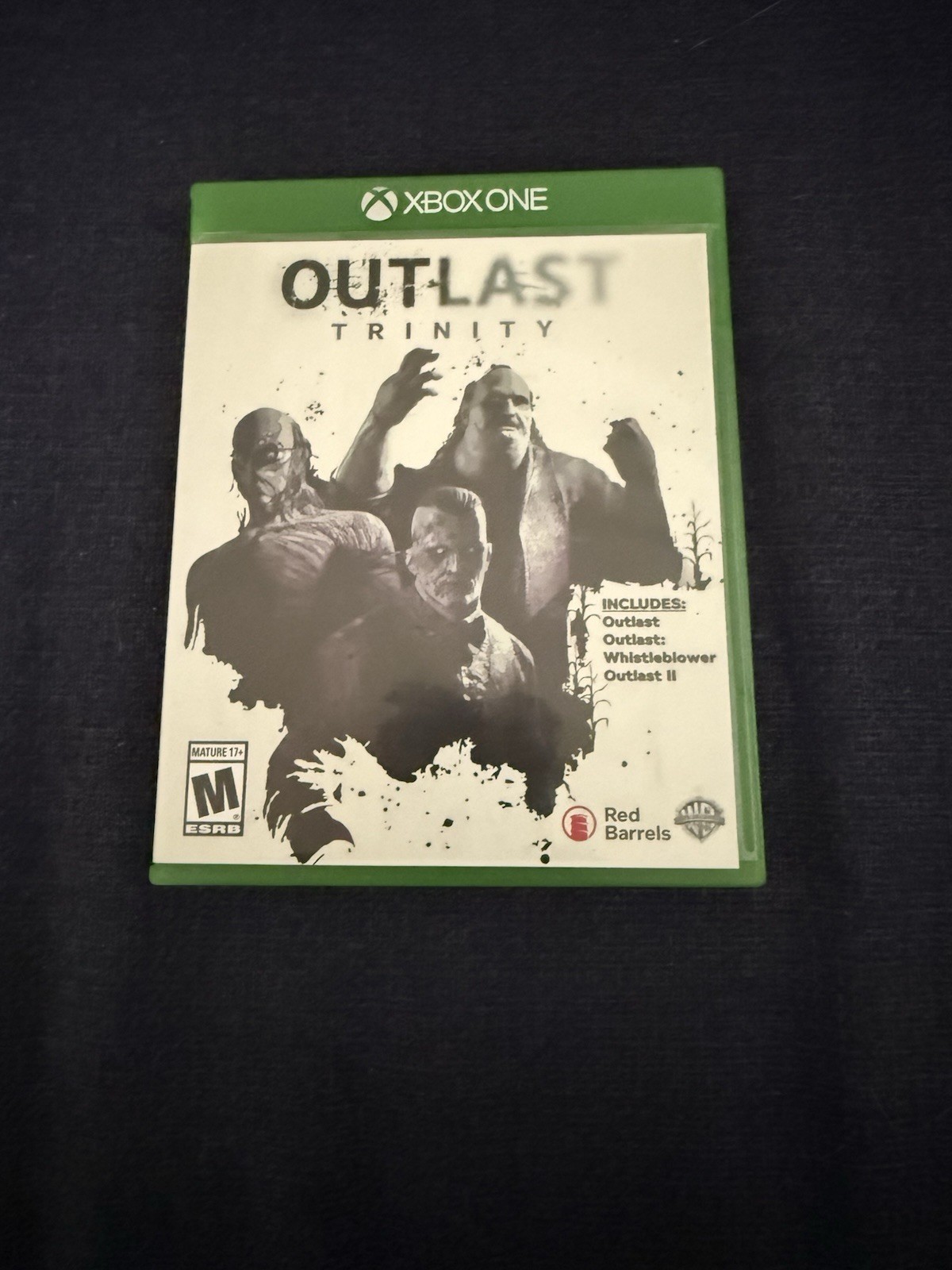 Outlast Trinity for Xbox One, 2 Disc Set w/ Case & Manuel