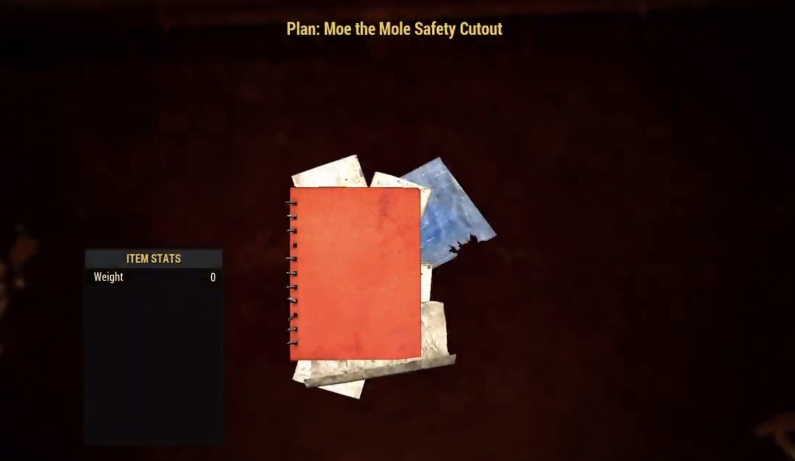 (Xbox) Moe the Mole Safety Cutout Plan
