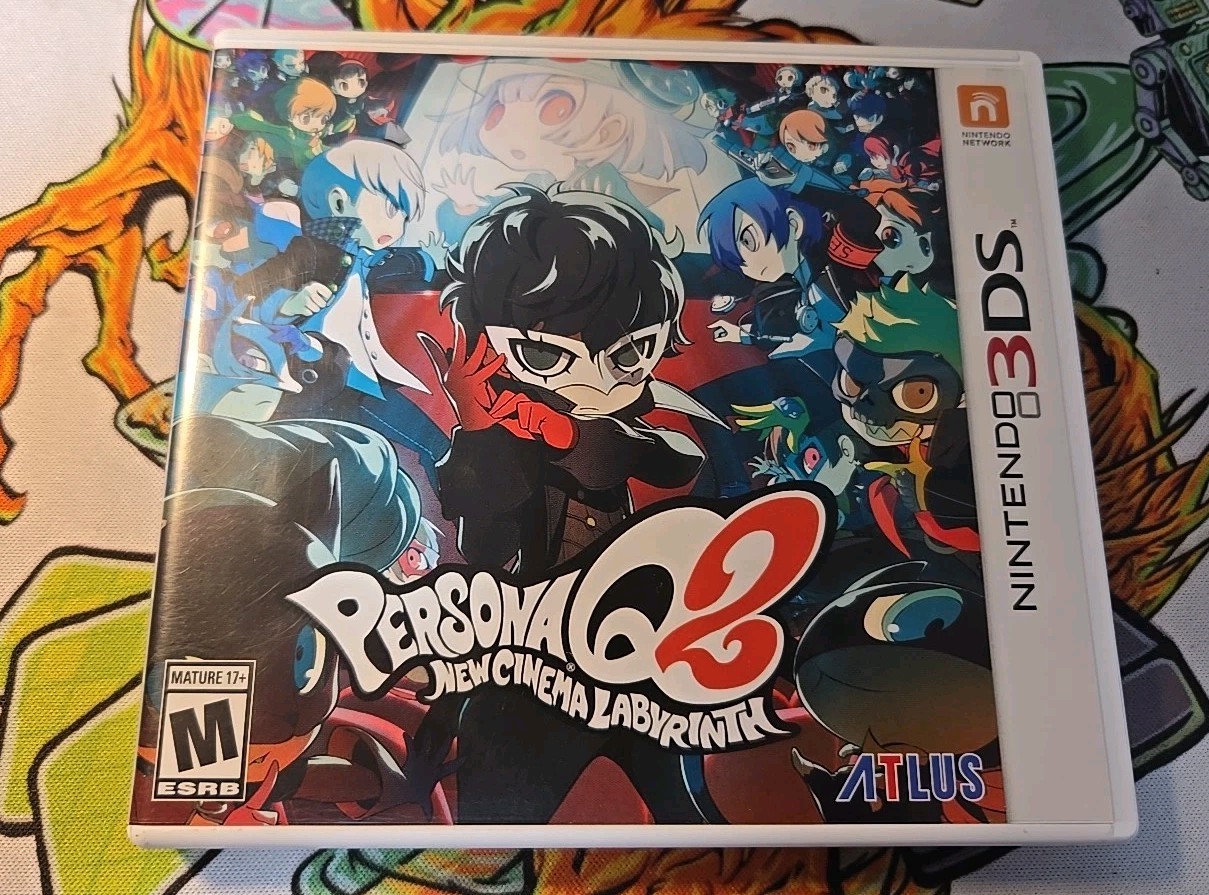 Persona Q2: New Cinema Labyrinth original case Nintendo 3DS US version