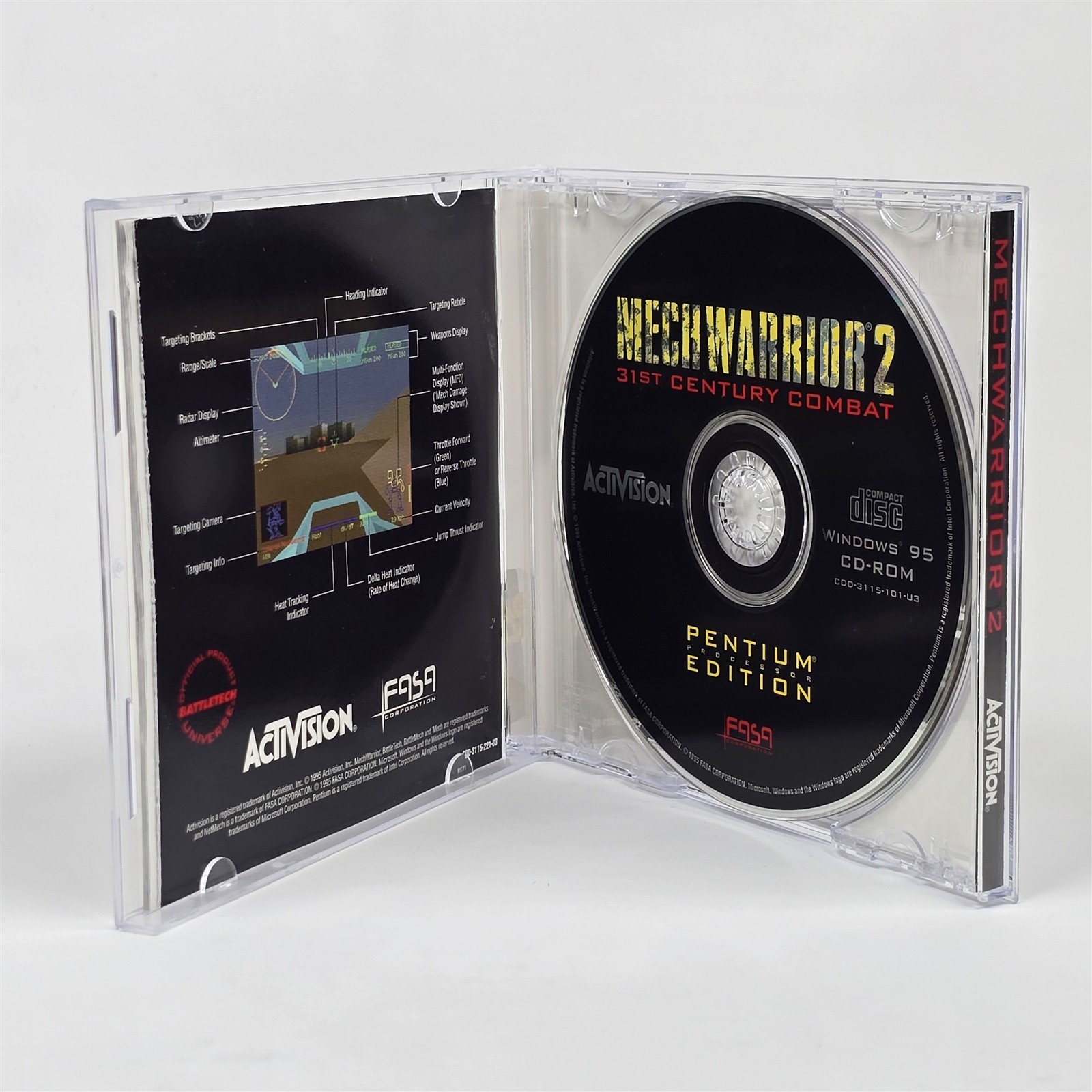 MechWarrior 2: Pentium Processor Edition (PC CD-ROM) Jewel CIB COMPLETE