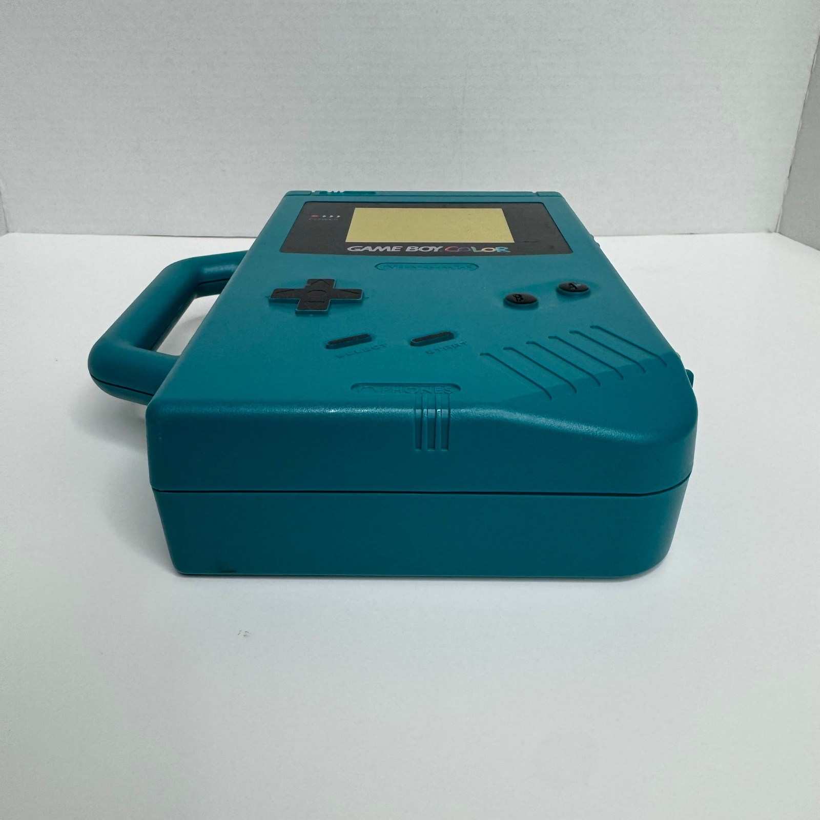 Nintendo Game Boy Color Teal Hard Shell Carrying Case Model GBC70 Vintage 2000