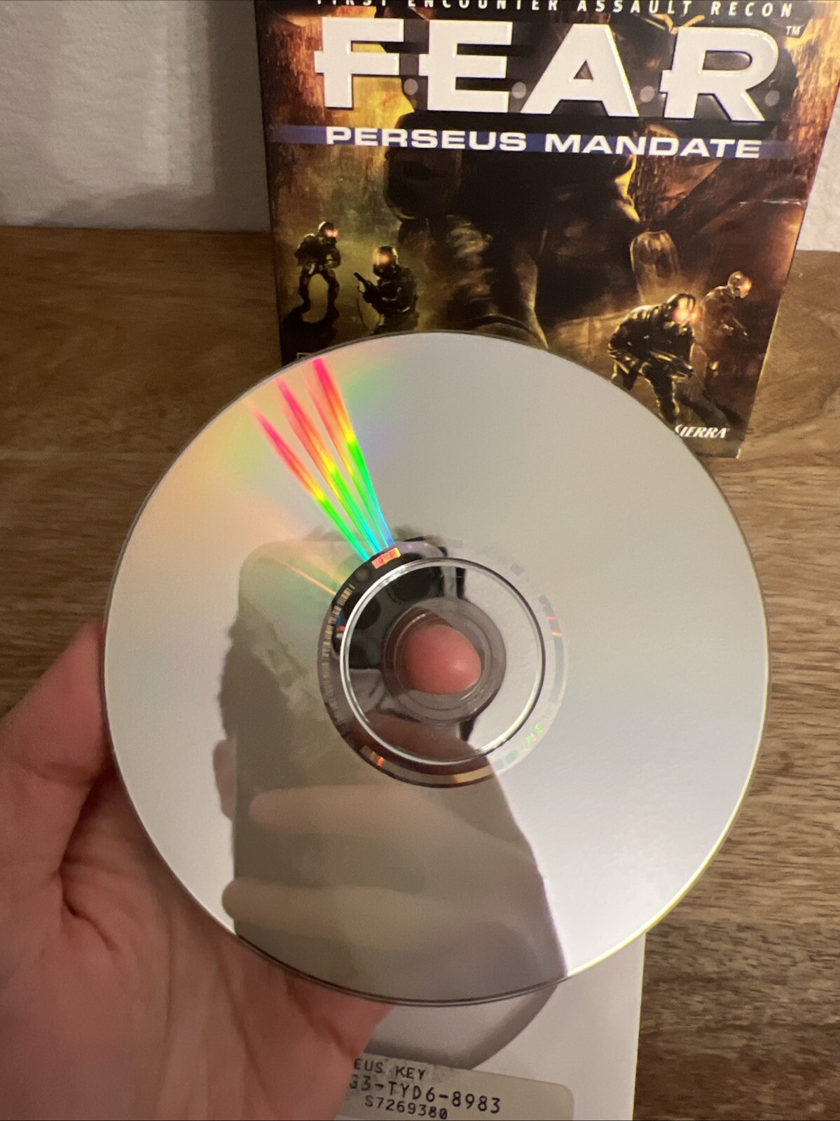 Fear Perseus Mandate First Encounter Assault Rec Video Game Pc Cd-Rom M-Mature