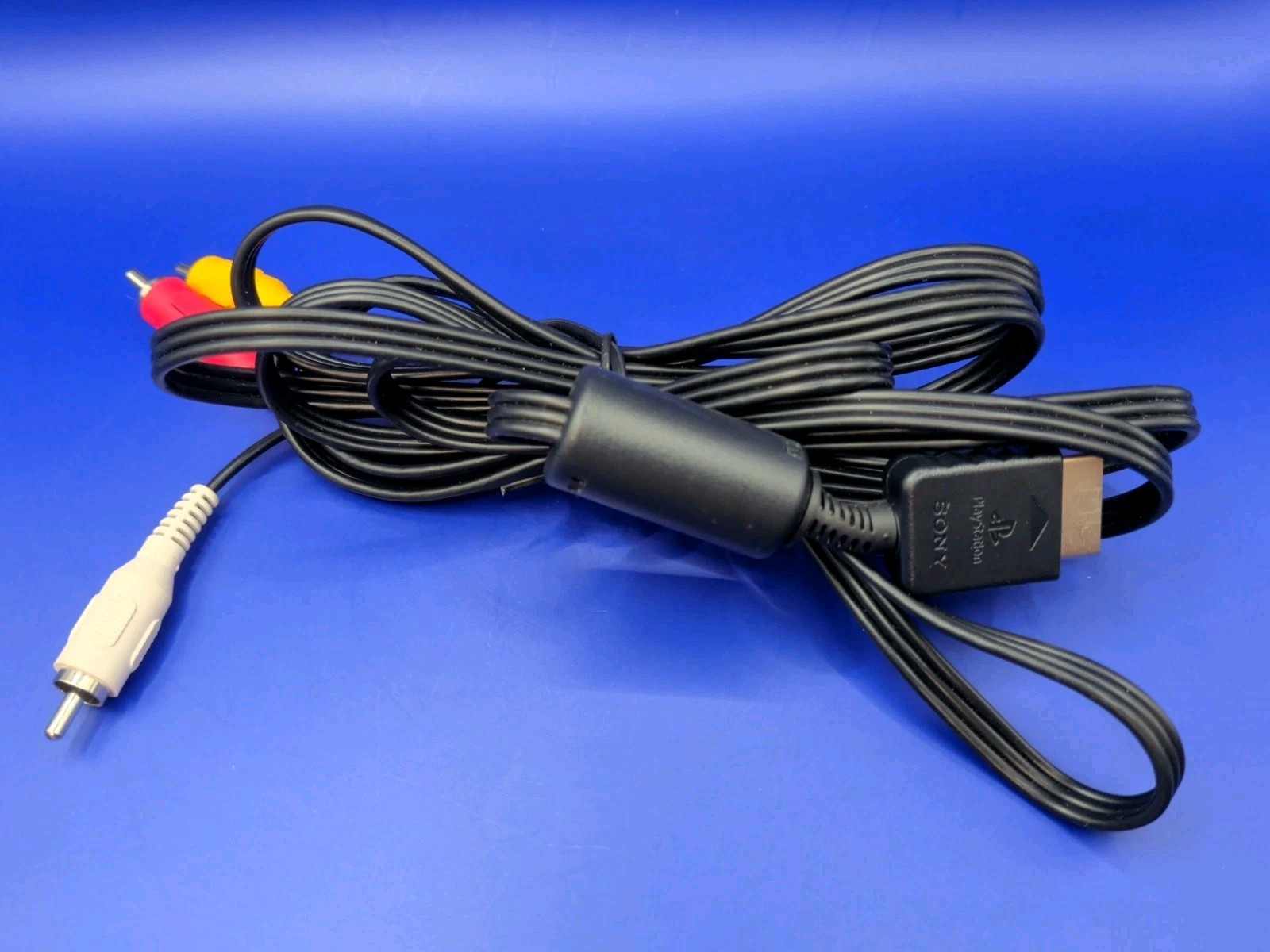 Genuine OEM Original Sony PlayStation 1 AV Audio Video Cable RCA Component