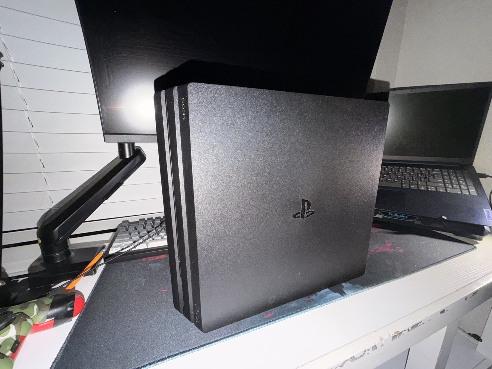 Sony PlayStation 4 Pro Black Console Wi-Fi Capability Internet Browsing