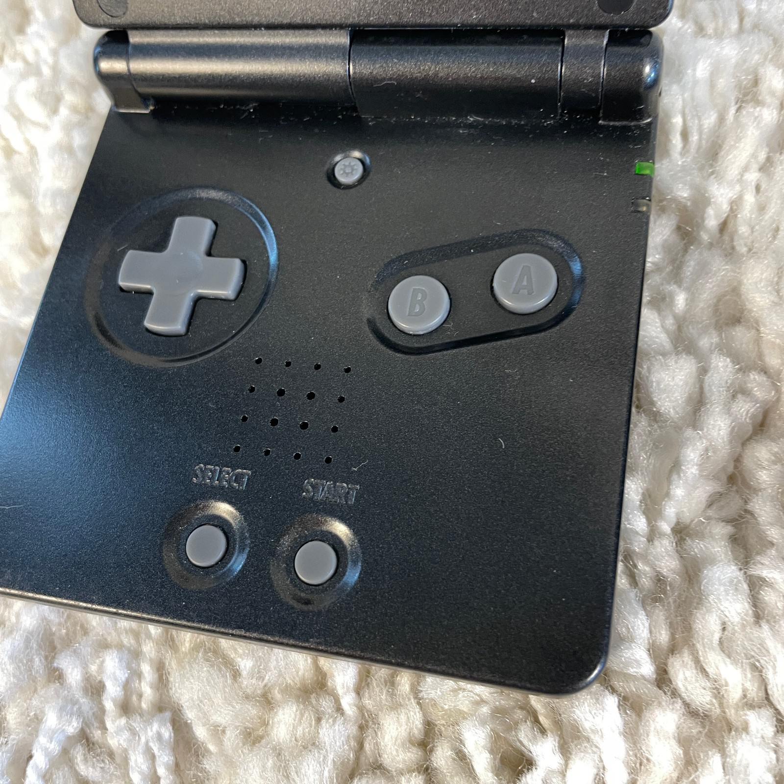 Nintendo Gameboy Advance GBA SP Onyx Black Handheld System Console AGS-001 Works