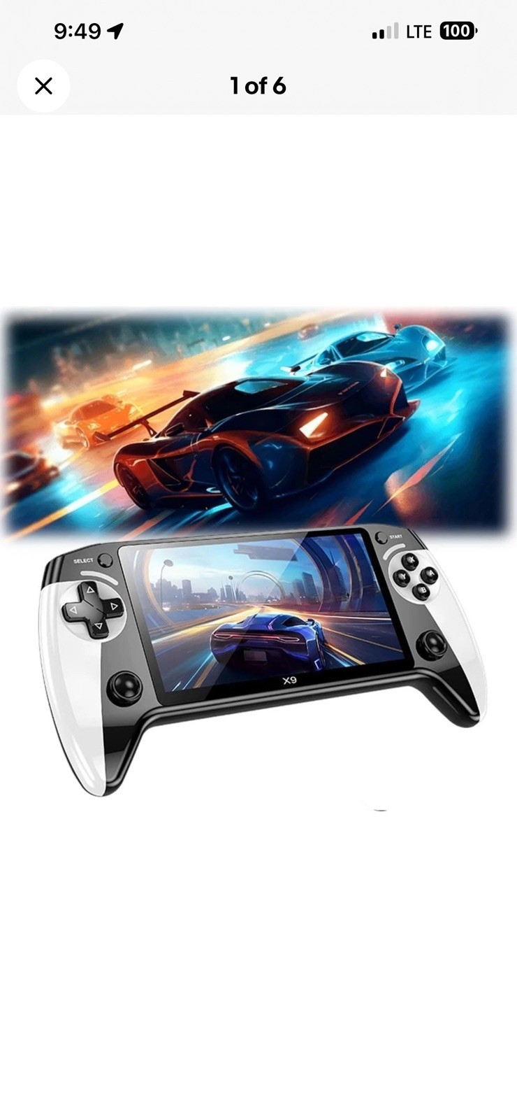 X9 Retro Handheld Game Console 5.5 Inch | 20000+ Games | Portable Gaming Player