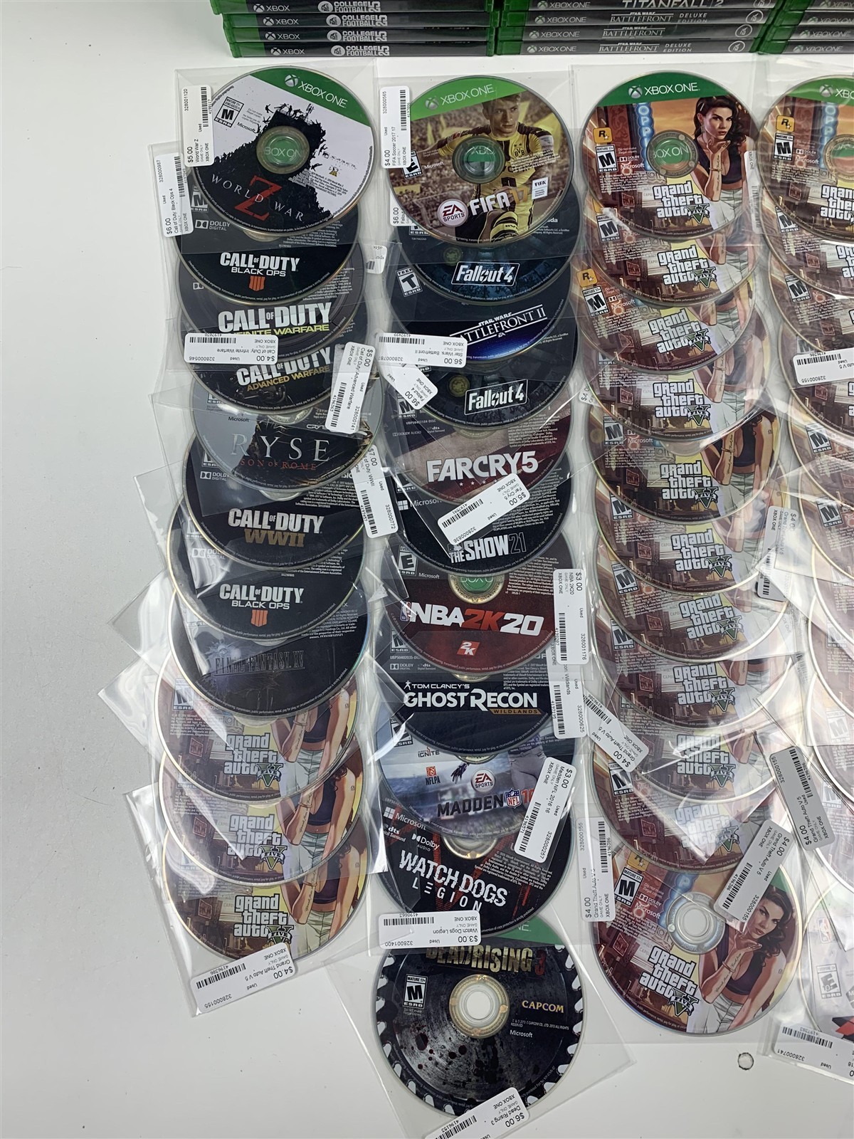 Lot of 230 Xbox One & Series X Games Mixed Titles Bulk Wholesale Tested