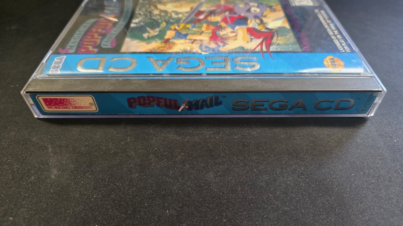 Popful Mail Working Designs Sega CD LN perfect condition COMPLETE no reg-!