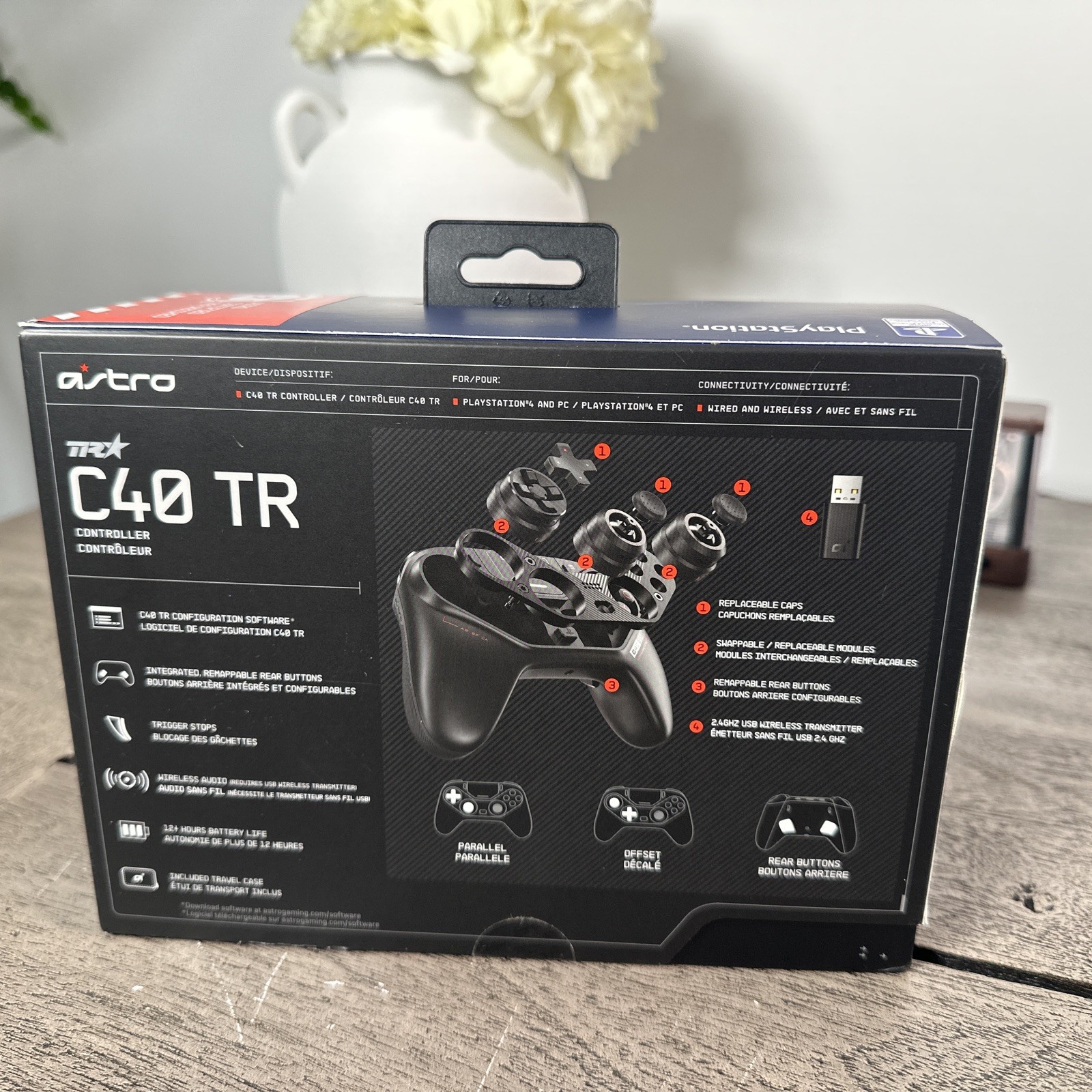 ASTRO Gaming C40 TR Controller – PlayStation/PC – Black (/GM1-1122-996-000360…