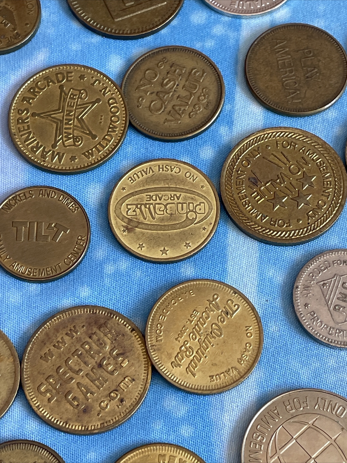 Arcade Token Lot Games Tokens Gaming Fun