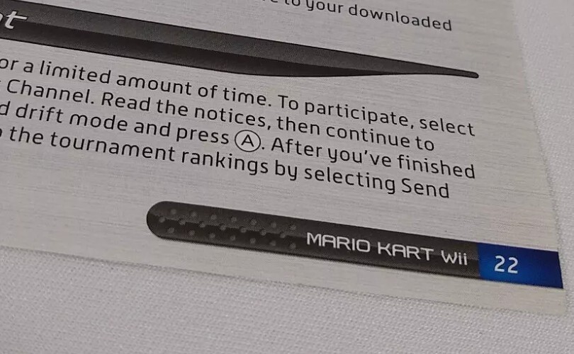 MarioKart Instruction Booklet ONLY Nintendo Wii Japan Singapore Malaysia Saudi