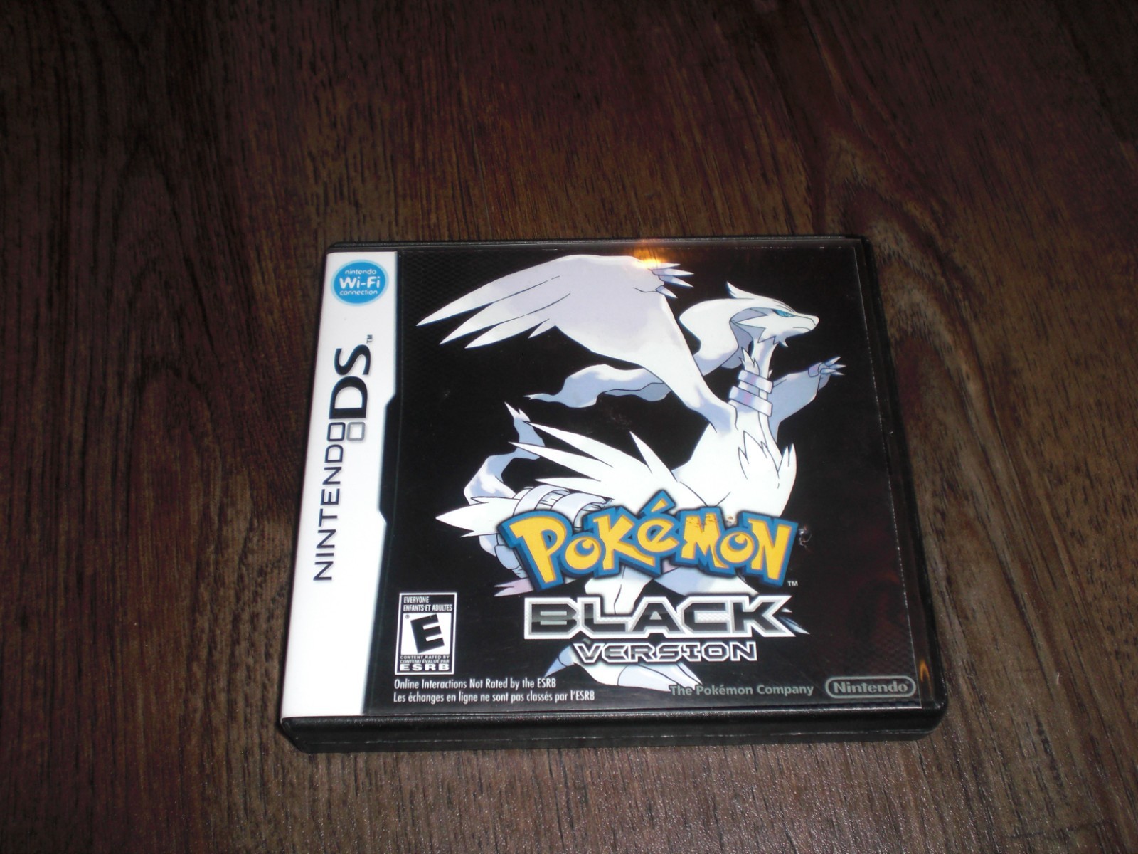 Pokemon Black Version 1 AUTHENTIC GENUINE Nintendo DS 3DS 2DS XL 3rd Party Case