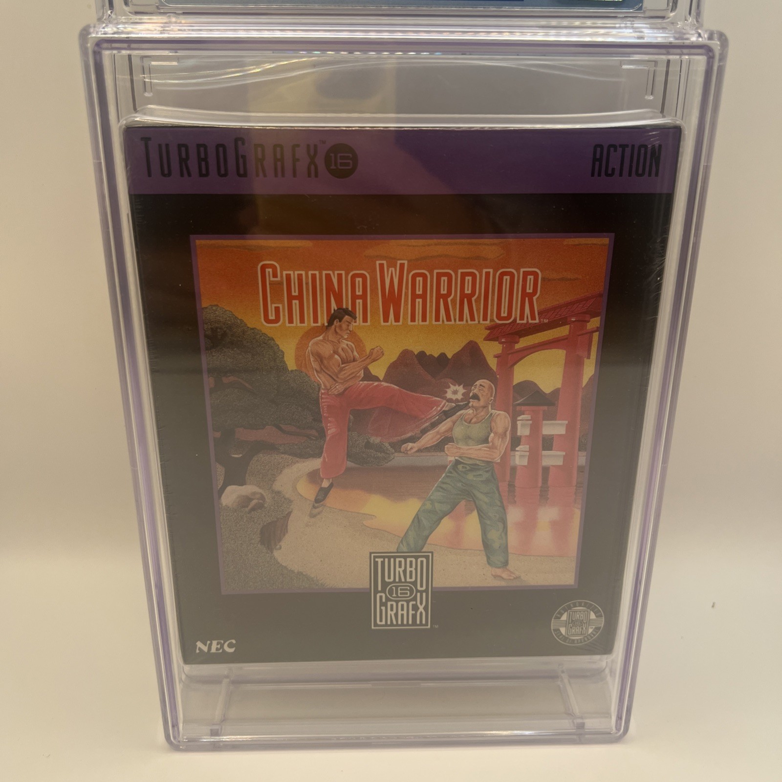 China Warrior NEC TurboGrafx-16 TG16 Factory Sealed 1989 Hudson CGC 9.2