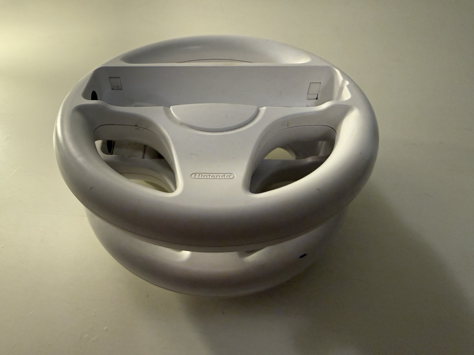 2X Official Nintendo Wii Steering Wheel Mario Kart OEM White RVL-024