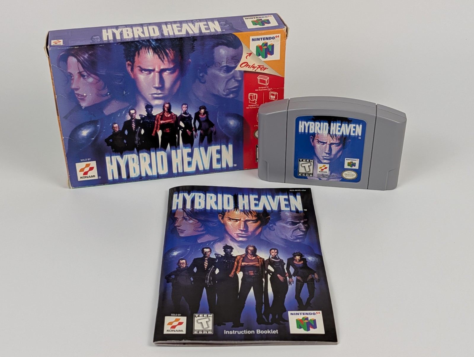 Hybrid Heaven (N64 Nintendo 64)➡️CIB Complete – AUTHENTIC – Tested🔥