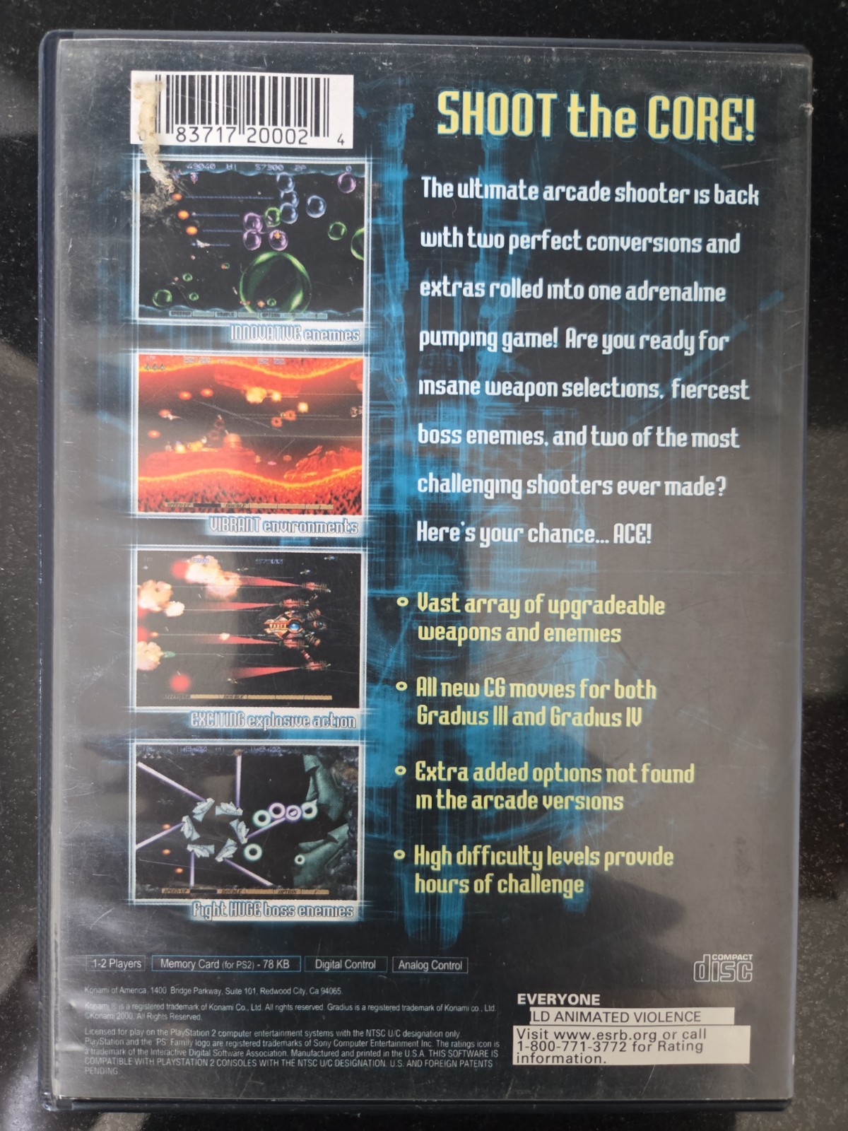 Gradius III and IV (Sony PlayStation 2, 2000)