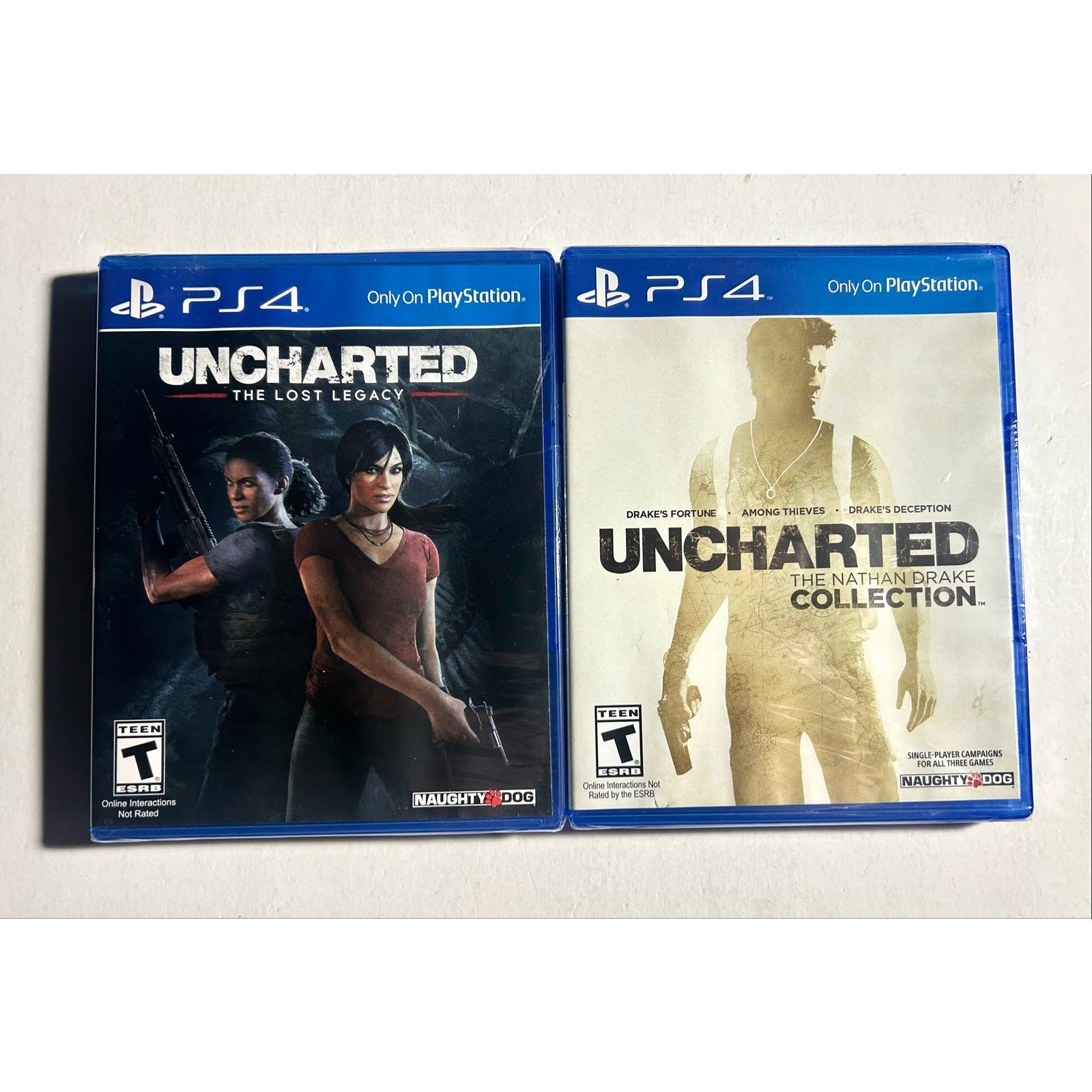 PS4 PlayStation 4 Uncharted Video Game Bundle Lot New🔥No tears!