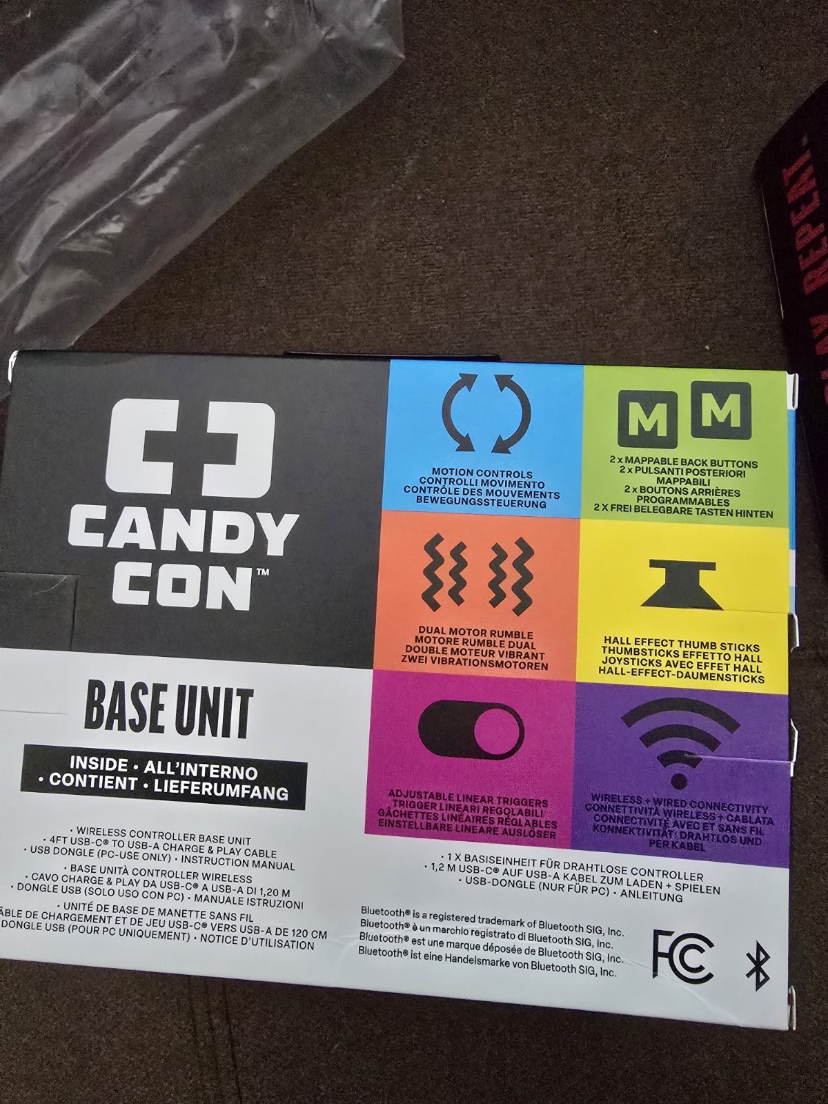 Candy Con Base Unit Wireless Bluetooth Controller + Transformers Hot Rod