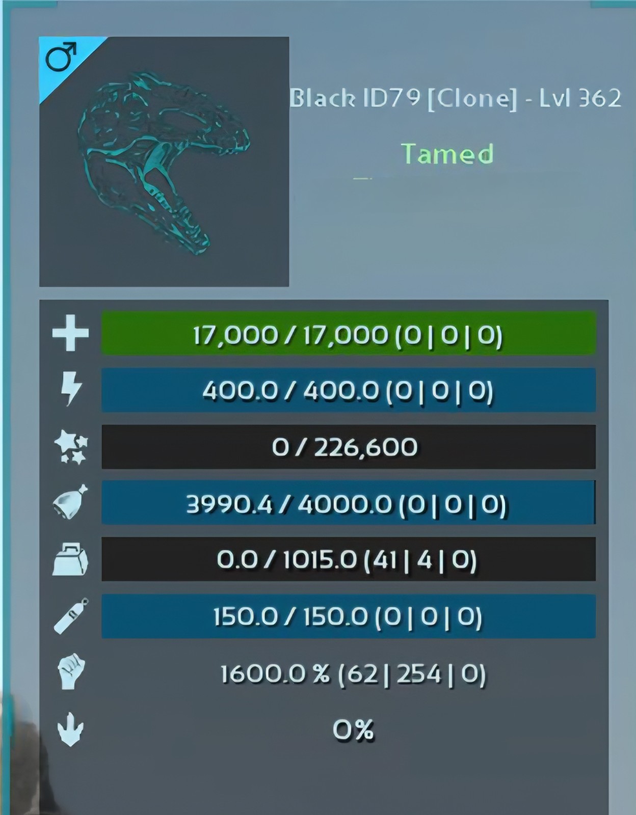 TEK GIGA NEW TOP STATUS BLACK ID79 PAIR EGGS ARK ASCENDED PVE PC/XBOX/PS5