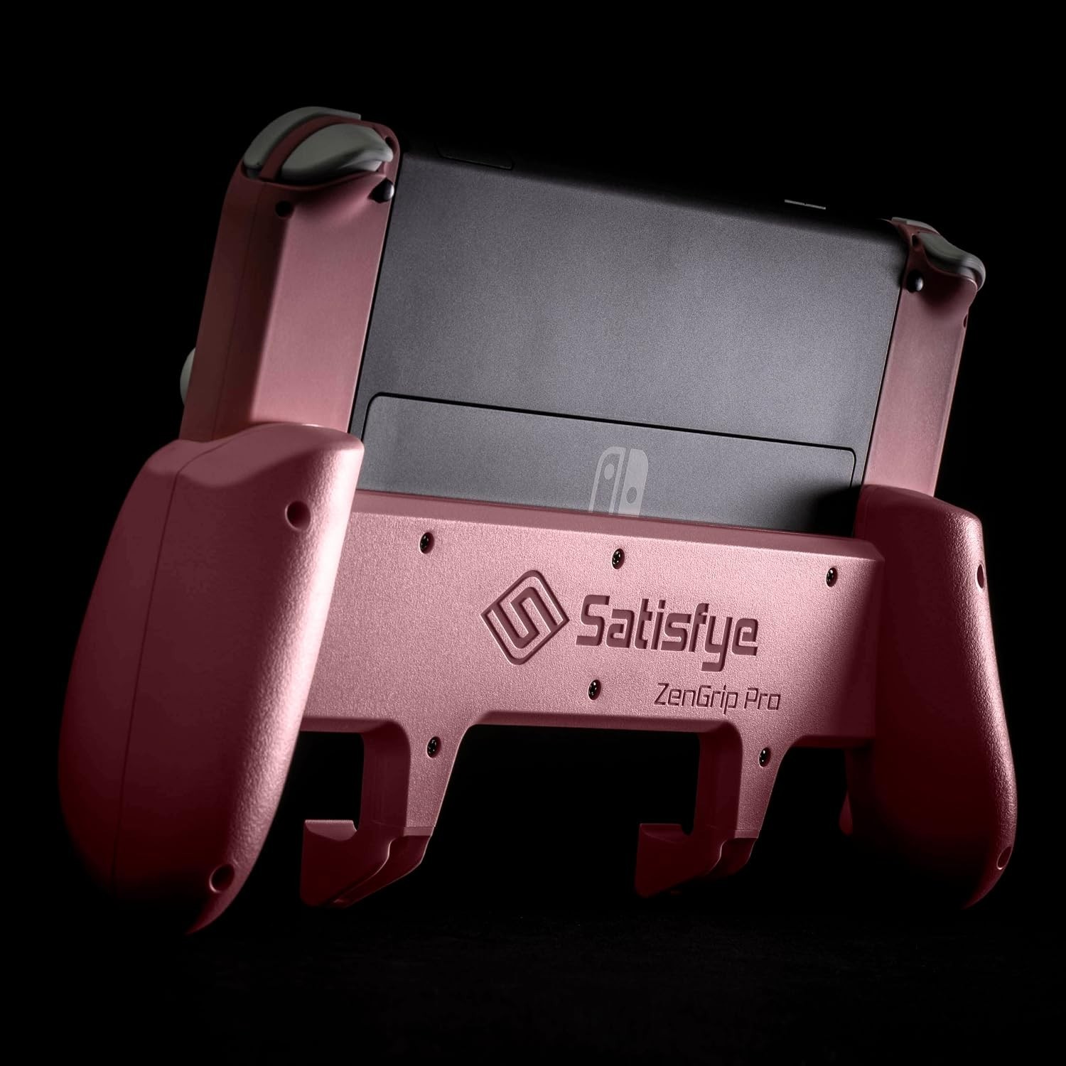 Satisfye Zengrip Pro Gen 3 OLED Ergonomic Gaming Grip For Nintendo Switch Pink