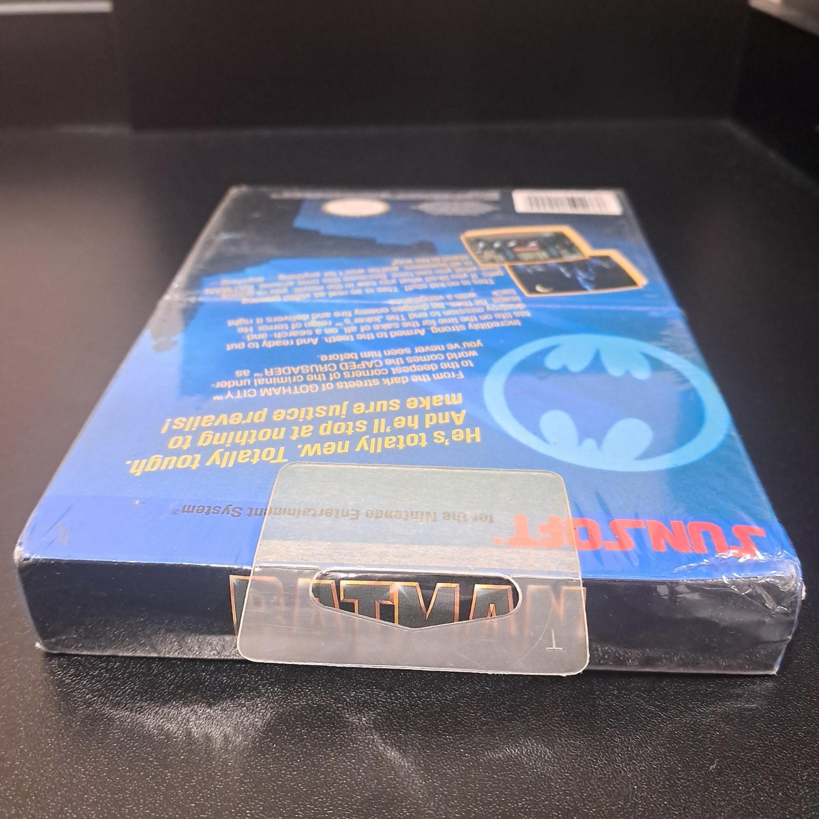 Batman The Video Game 90s NES Factory Sealed H-Seam Oval Nintendo Seal Brand New