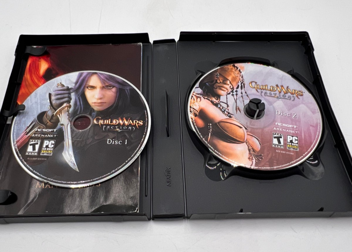 Guild Wars Factions PC Big Box Complete RPG Game NCSoft ArenaNet Vintage