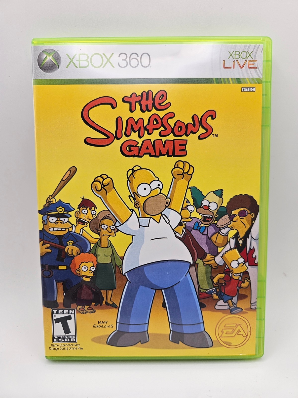 The Simpsons Game (Xbox 360, 2007) CIB Complete – Tested Excellent