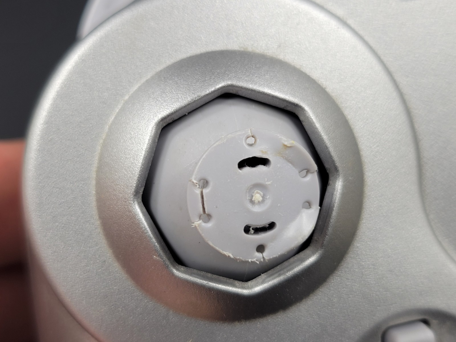 Nintendo Gamecube DOL-004 Wavebird Controller Platinum No Reciever For Parts