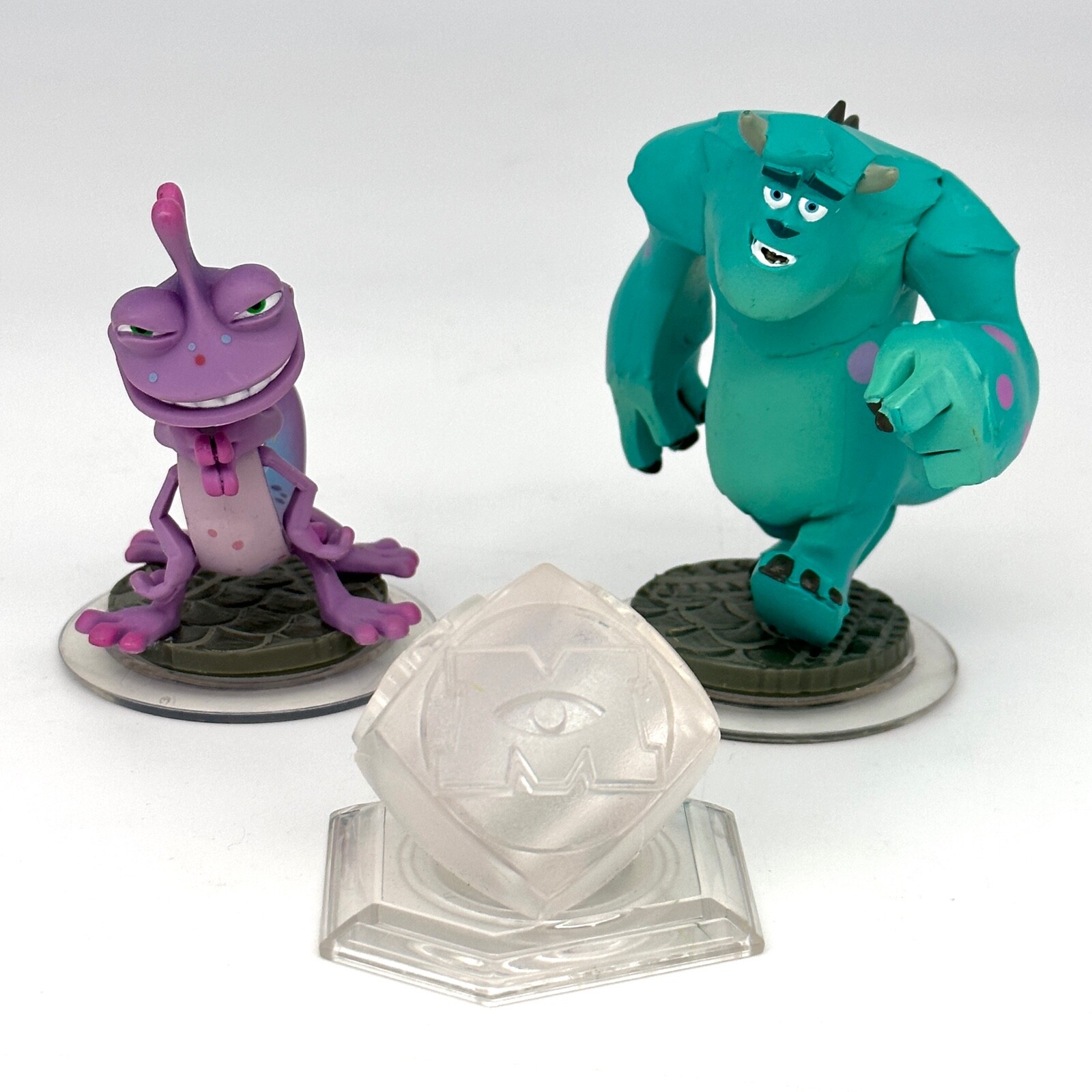 Disney Infinity Monsters Inc – Lot of 3 Sulley & Randall + Crystal