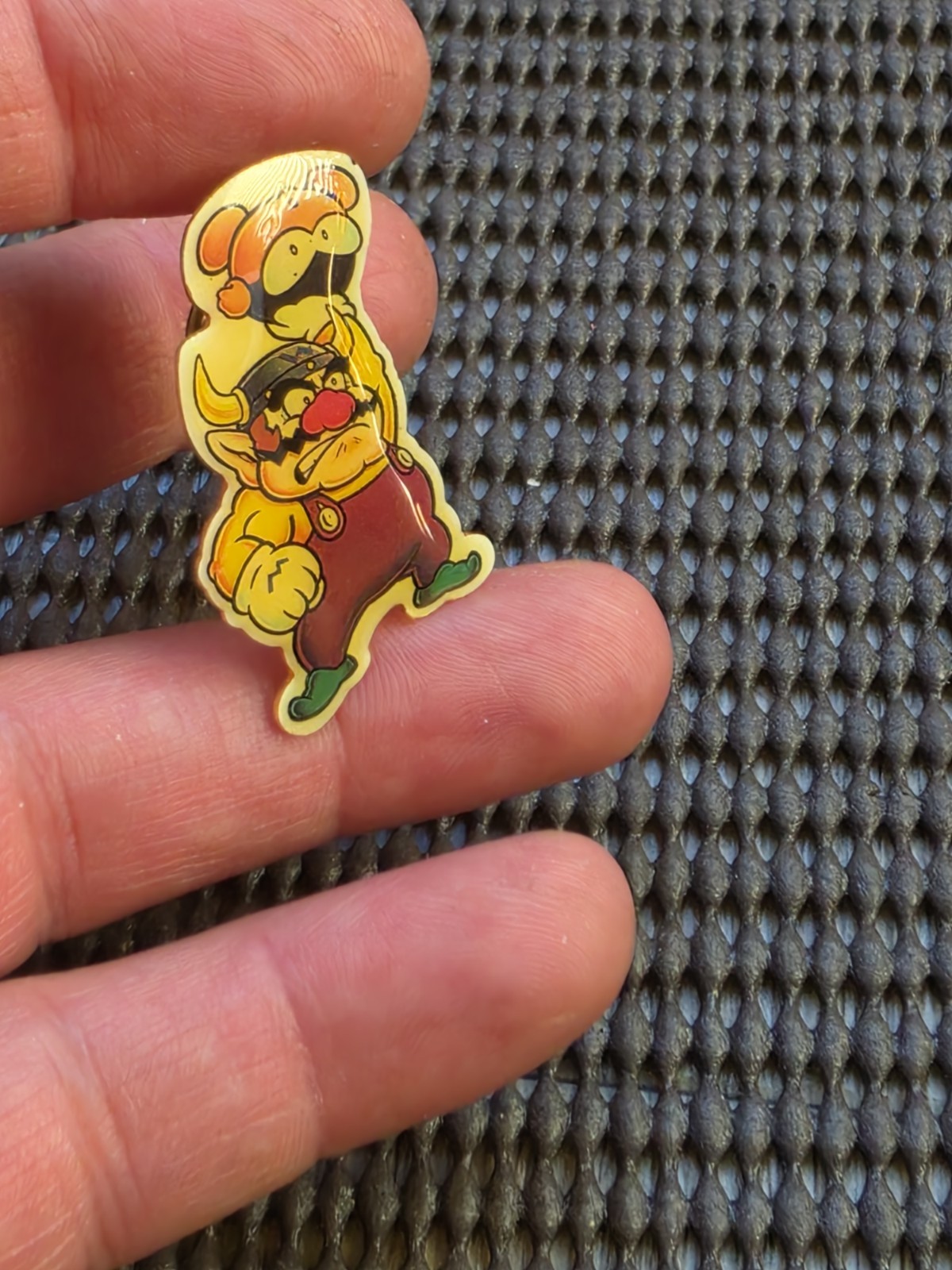 Vintage Nintendo Wario Land Pin Badge Nagasakiya Rare Retro NES Game Boy GB GBC