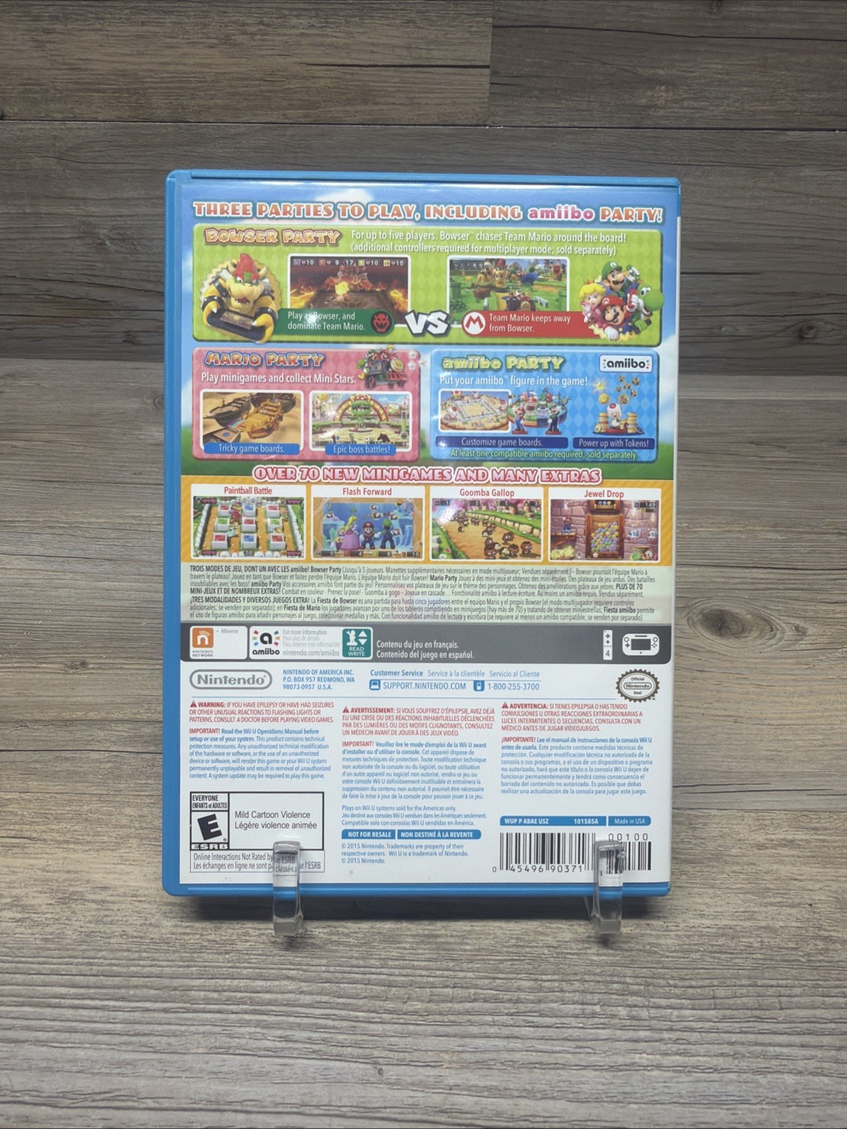 Mario Party 10 Nintendo Wii U 2015 Complete Set with Manual