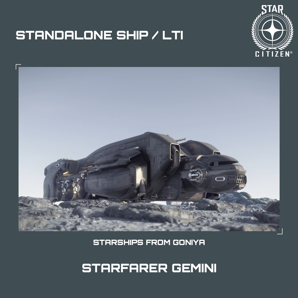 STAR CITIZEN – MISC STARFARER GEMINI – LTI – CCU’d – (Lifetime Insurance)
